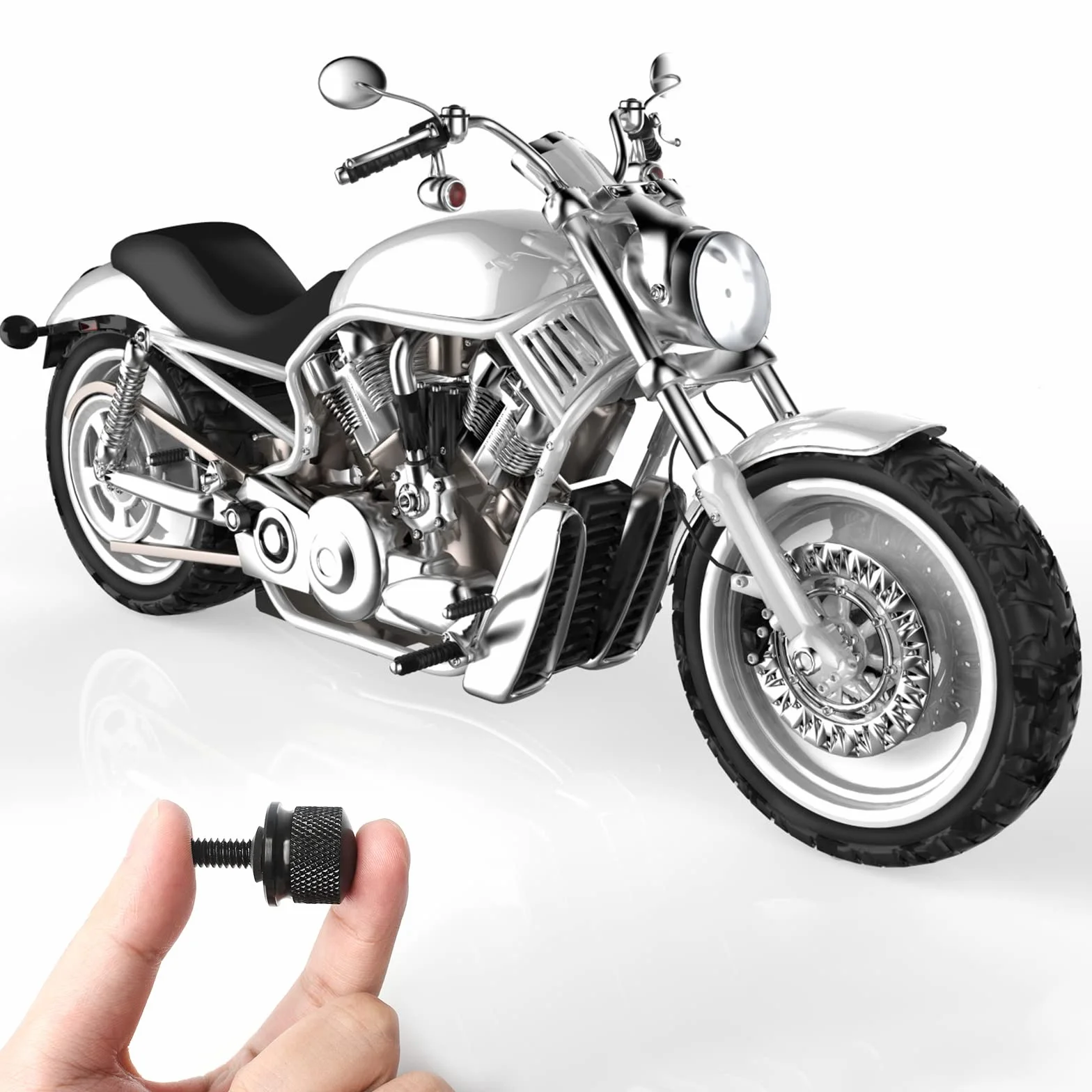 4 śruby mocujące do siedzenia motocykla, śruby mocujące do siedzenia motocykla