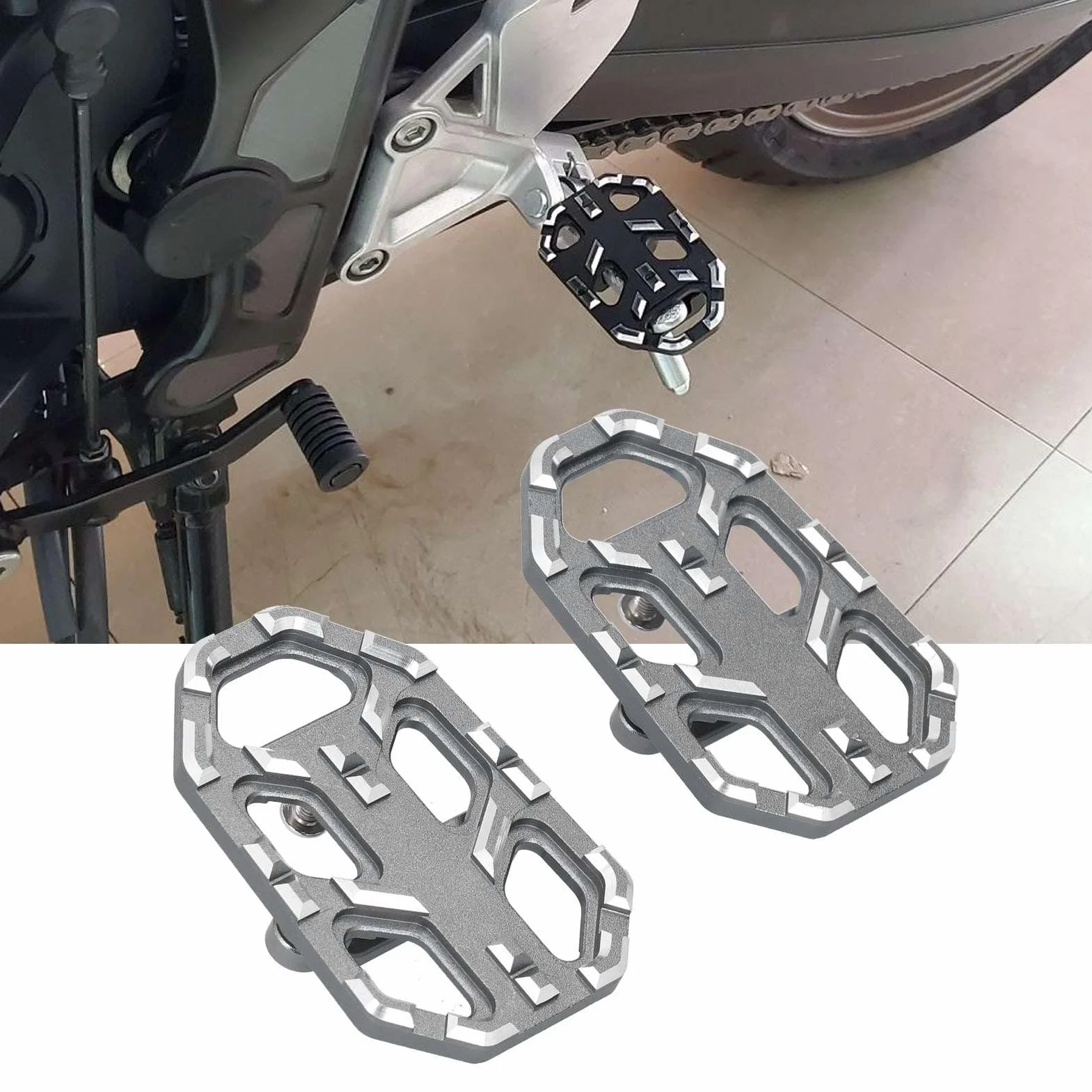 Podpórka Motocyklowa Podpórka Boczna Przedłużenie Podpórka Boczna Para Podnóżek Motocyklowy Szeroki Podnóżek Pedał Pasuje do NC750X NC750S CB500X,Pedał,pedały i akcesoria