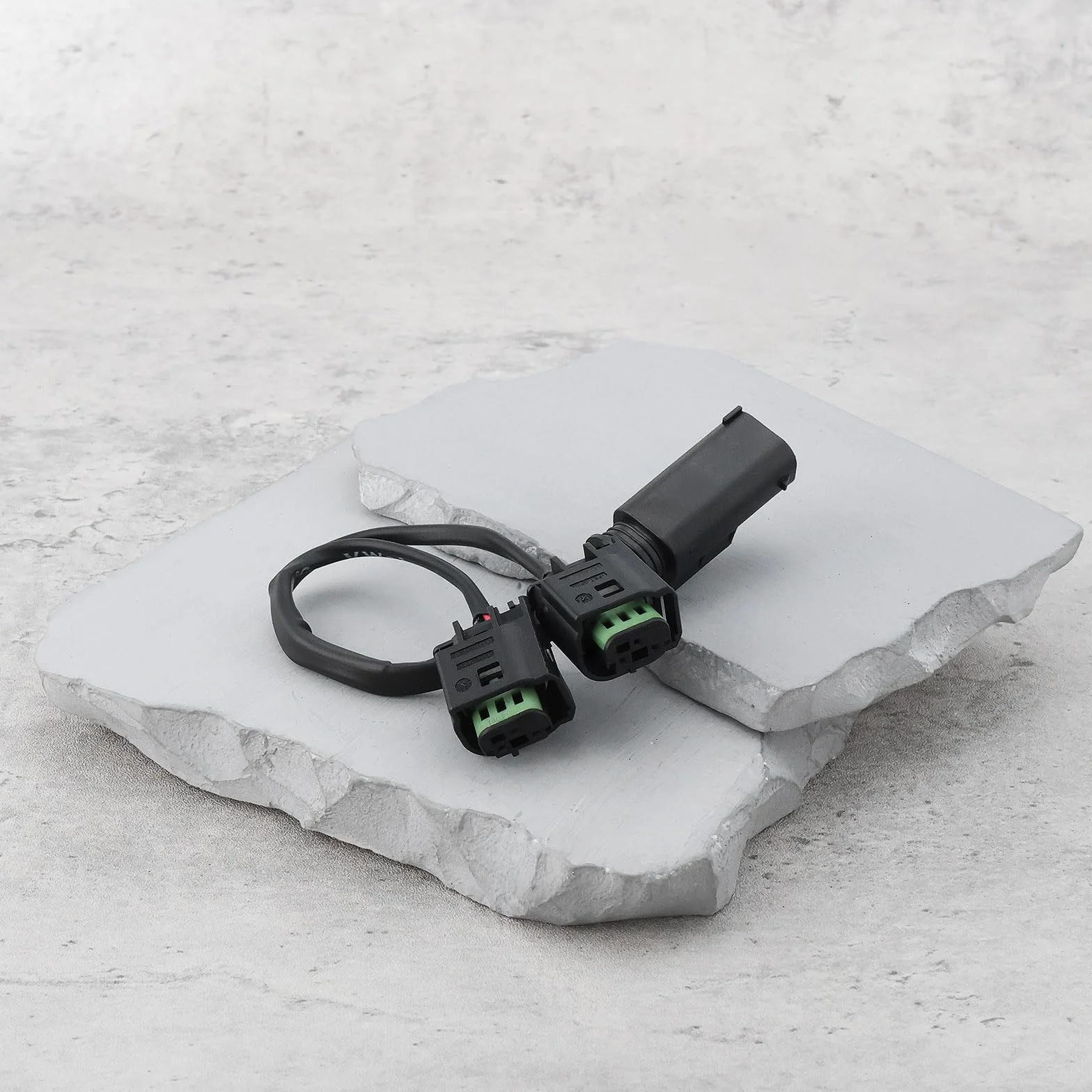 OTOTEC Kabel adaptera AUX 12 V do motocykli Y kompatybilny z BMW R1200GS R1250GS podgrzewane uchwyty nawigacja satelitarna GPS 20 cm