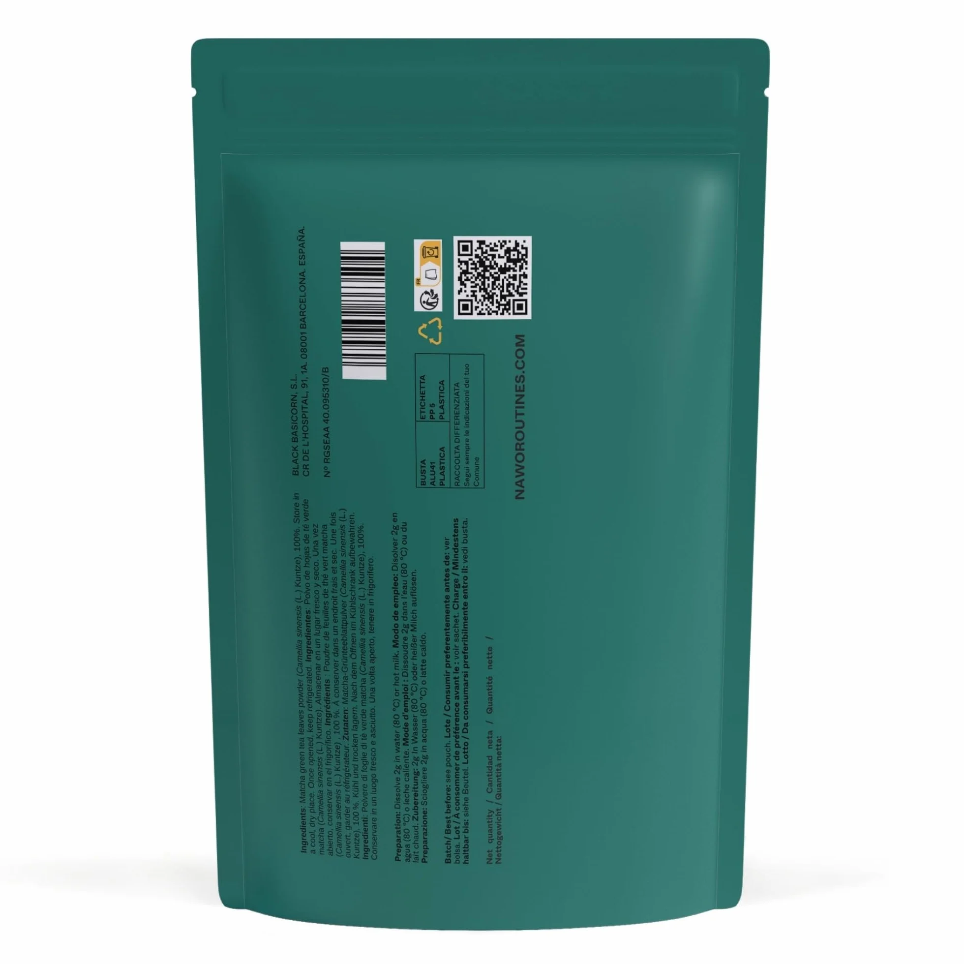Nawo Matcha Barista 500 g Ekologiczna Zielona Herbata z Japonii Klasa Supreme Ceremonial