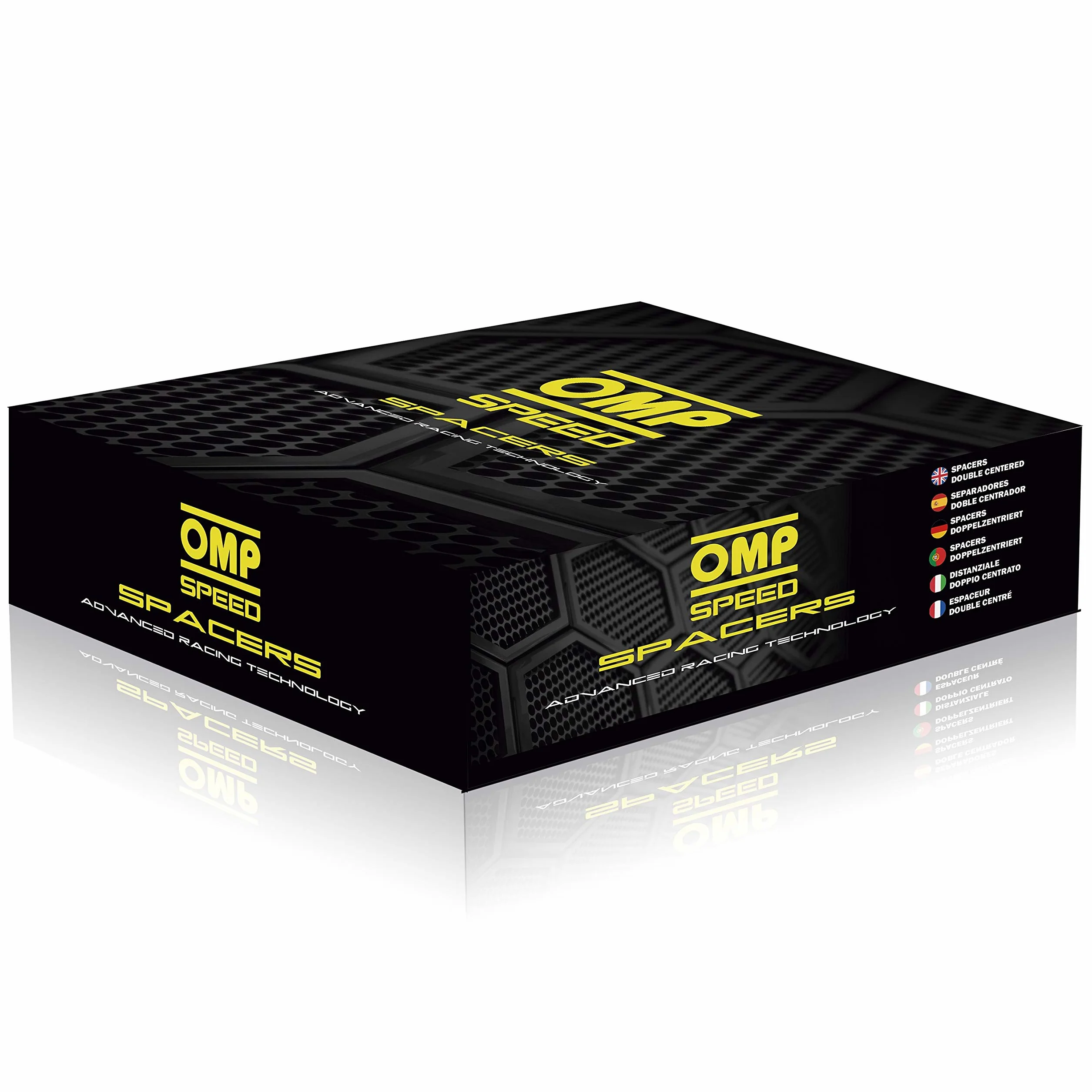 OMP Speed Zestaw Dystanse Podwójnie Centrujące Grubość: 20mm PCD: 4X100 CB.H: 60.1 CB.W: 60.1 OD: 139 Śruba M12X1.5 Stożek Kolor Czarny