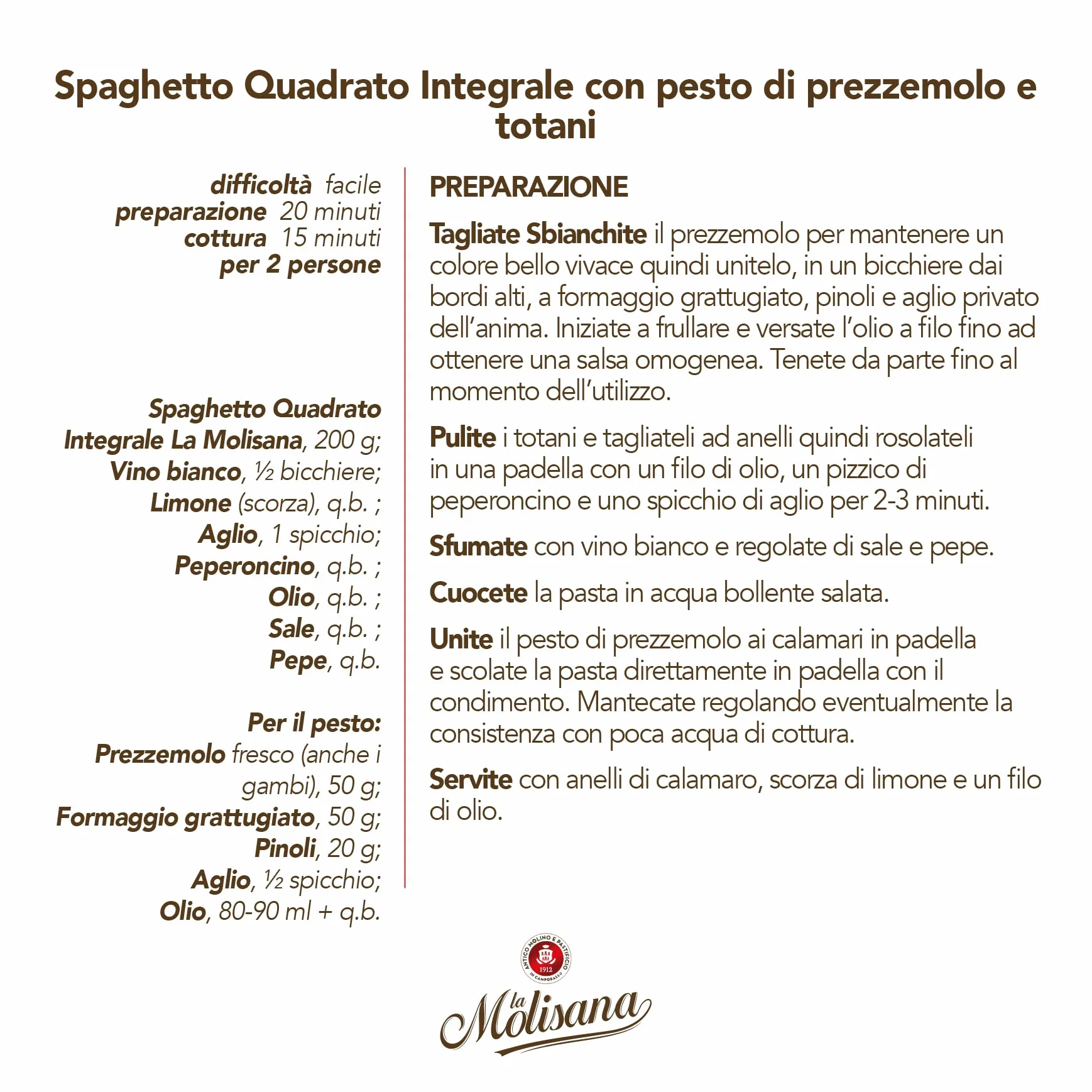 Makaron pełnoziarnisty Spaghetto Quadrato 500g la Molisana