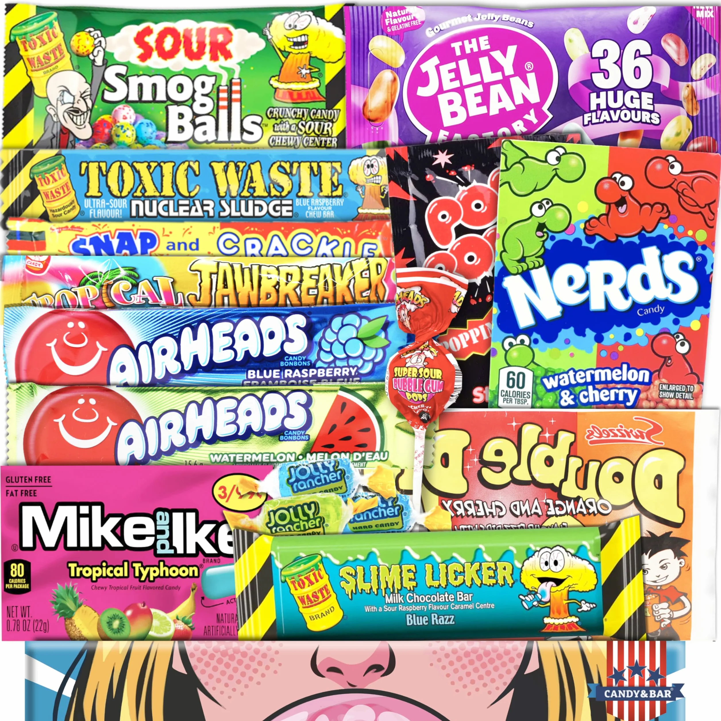 American Candy Box USA Amerykańskie pudełko na słodycze Import prezent urodzinowy Candymix