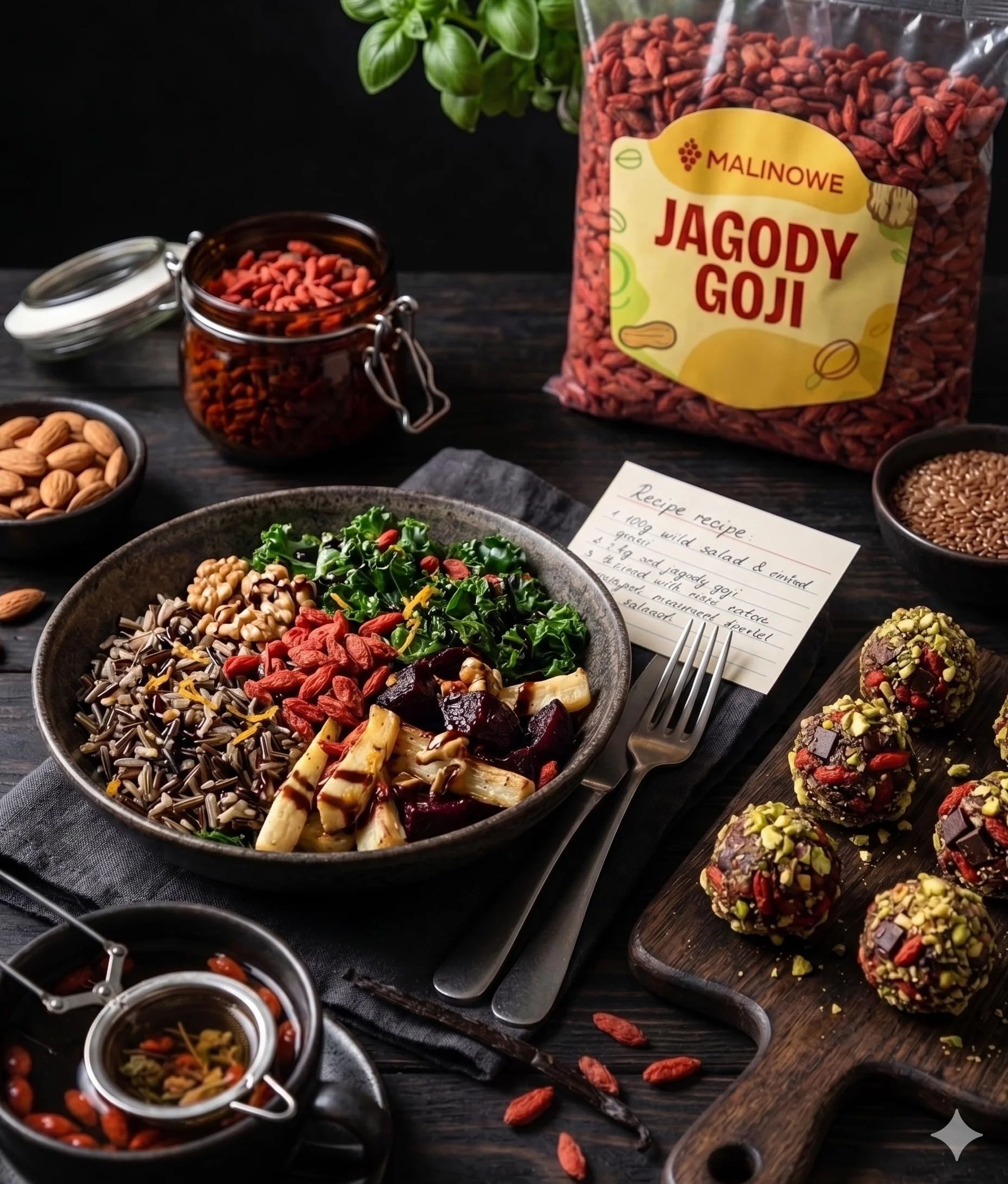 Jagody Goji Suszone 250g Naturalna Premium