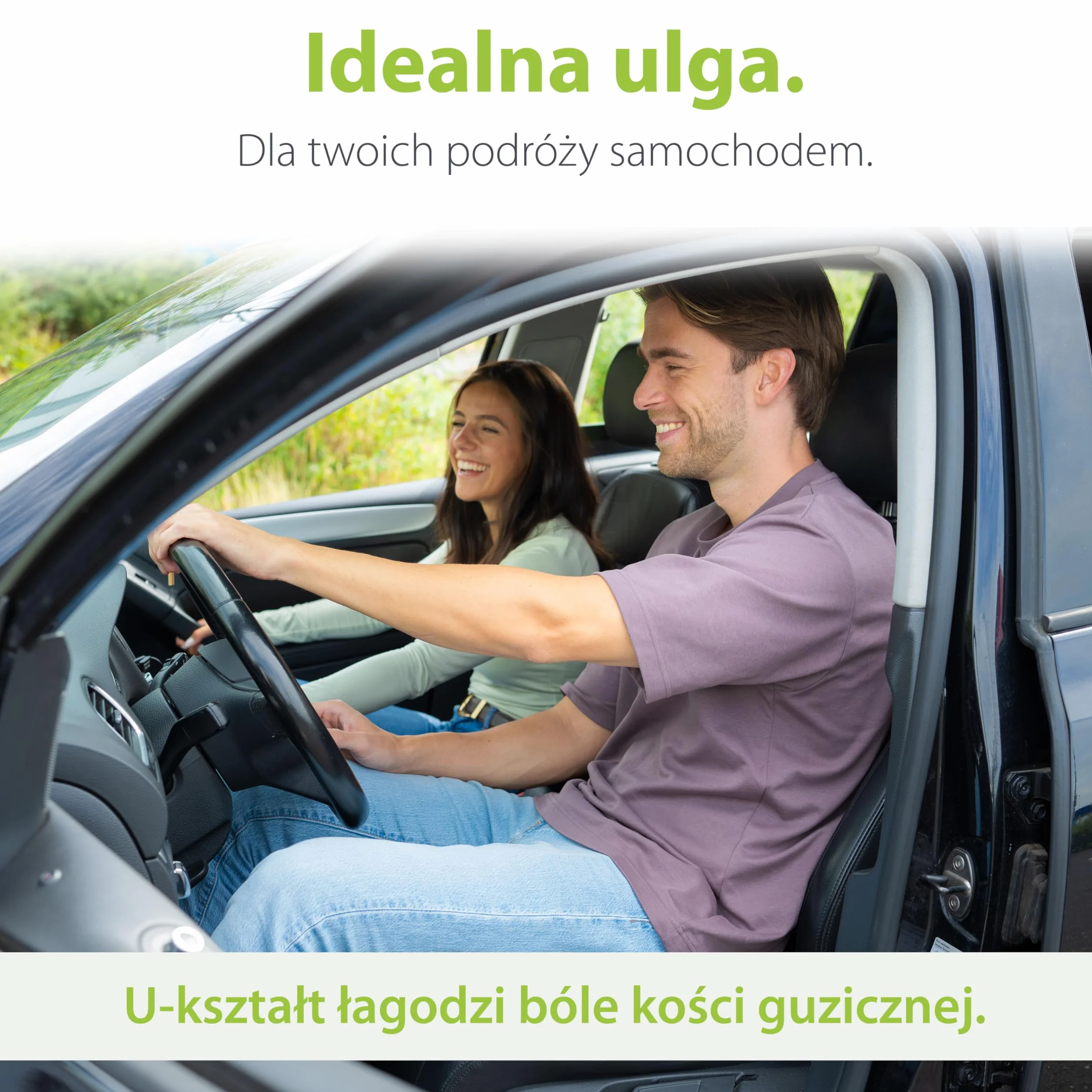 feela.® Ortopedyczna poduszka na fotel samochodowy [3 stopnie twardości] – zmniejsza ból, zwiększa komfort siedzenia, wspomaga krążenie krwi i odciąża kość ogonową, poduszka do siedzenia samochodowego
