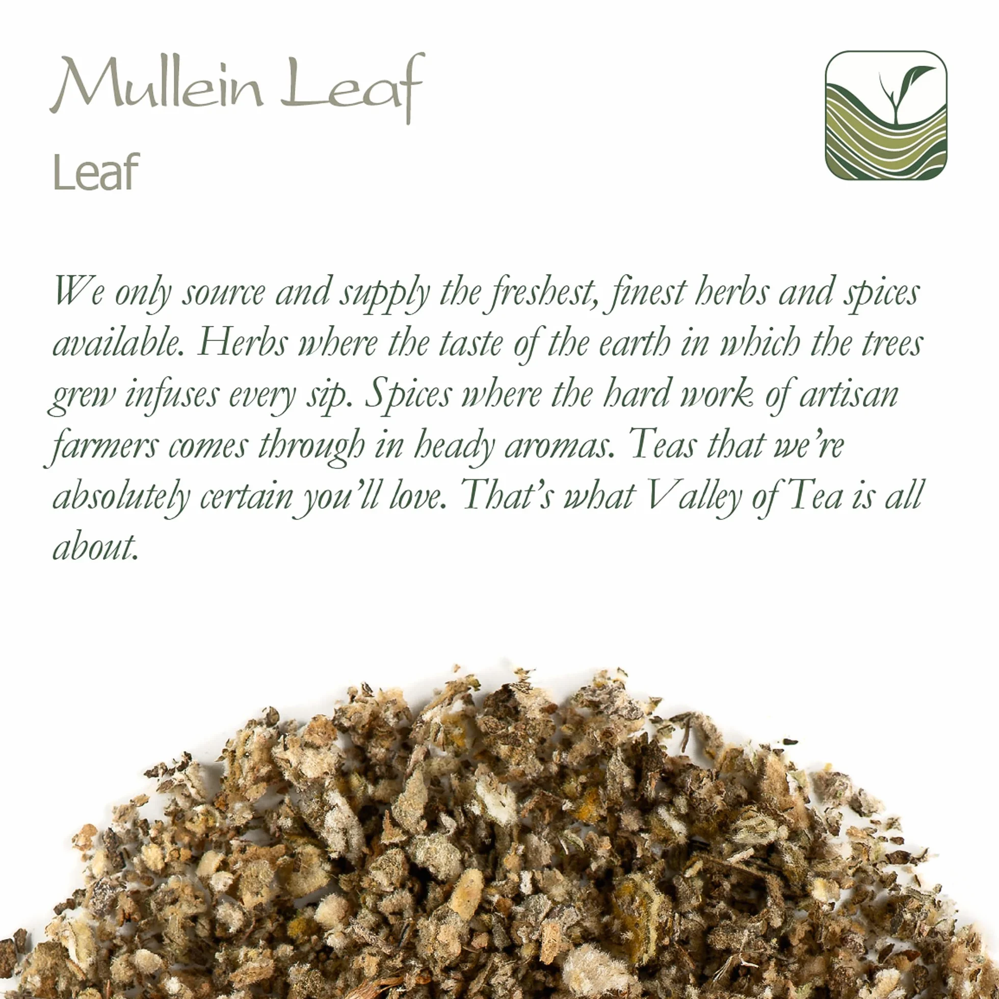 Gordolobo Tea Verbascum Mullein Leaf Organic Herb
