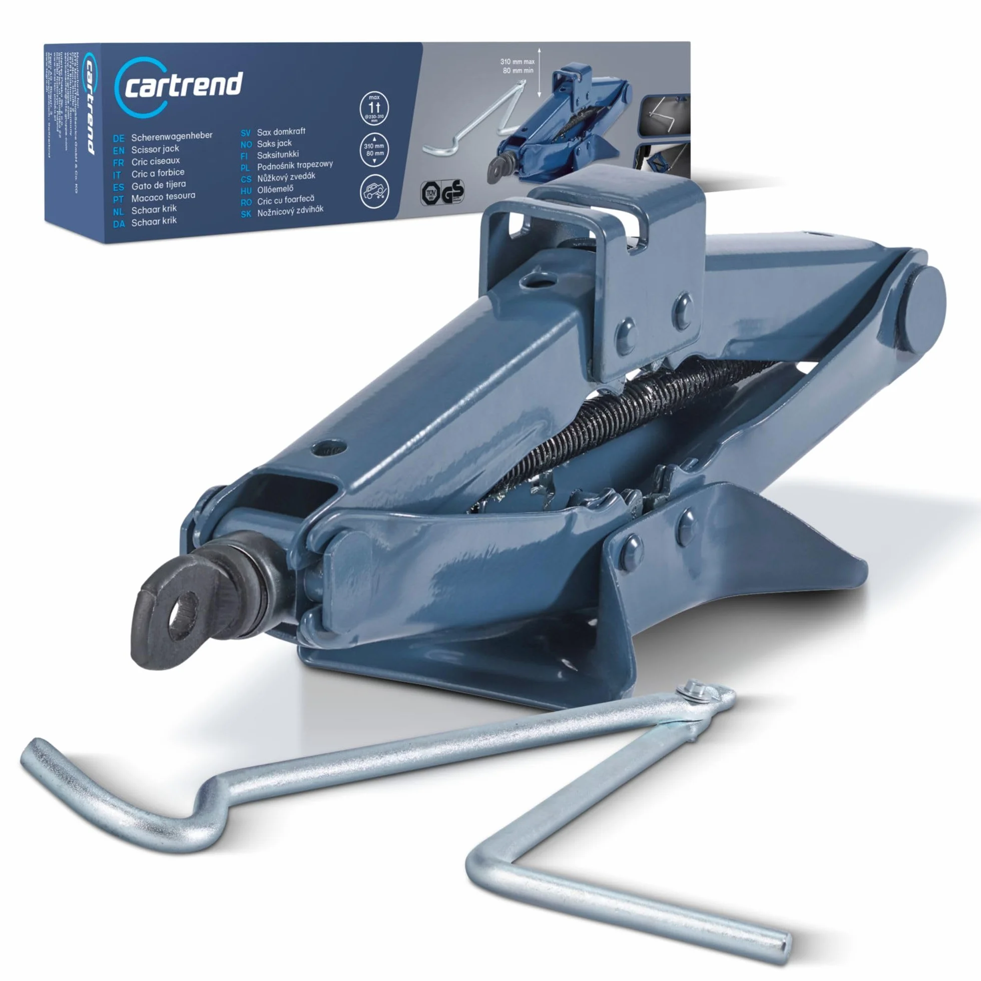 Cartrend 10929 Scherenwagenheber Cartrend 1000 kg