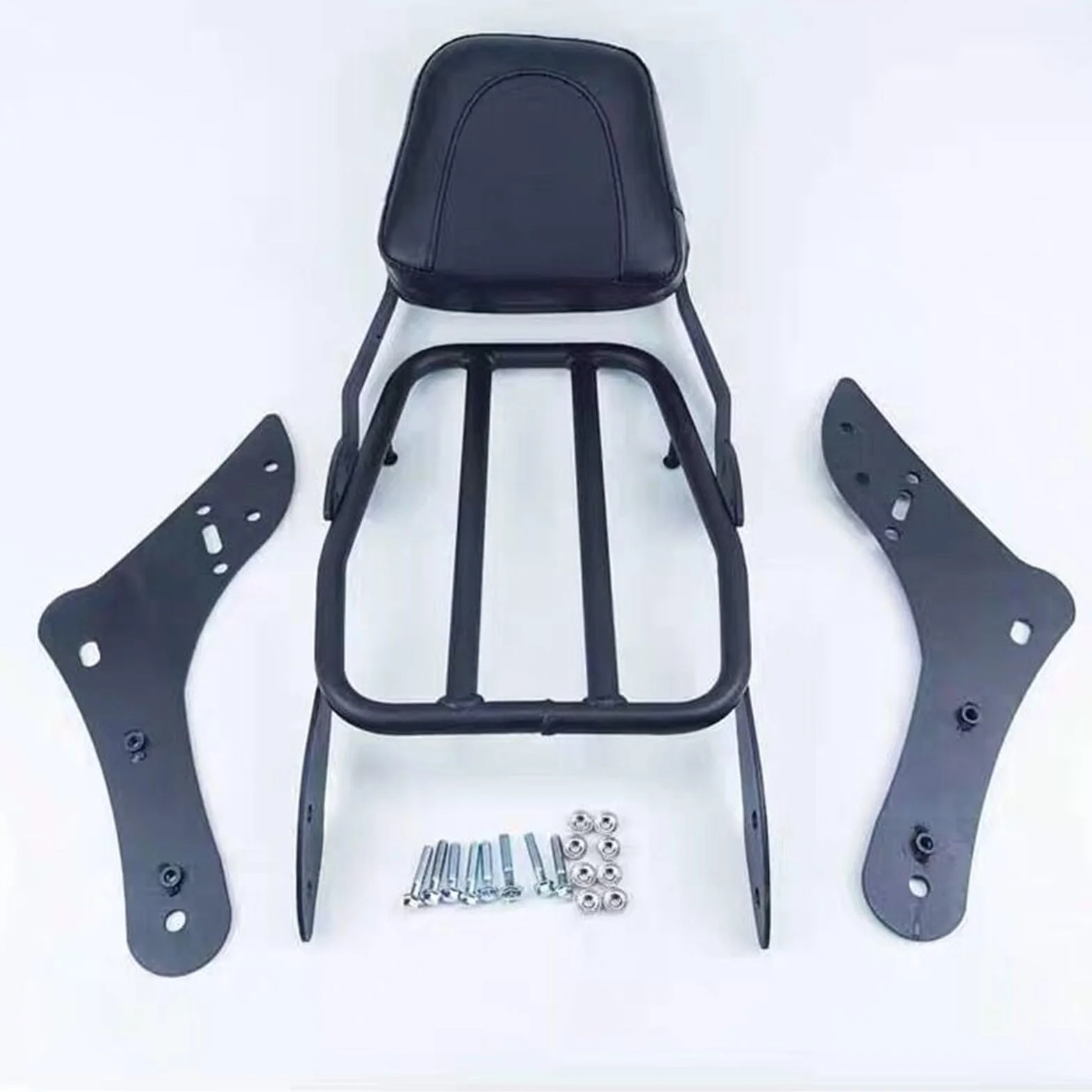 Motocykl Sissy Bar Oparcie z tylnym bagażnikiem dla Kawasaki Vulcan S 650 VN650 Top Box Rozszerzony metalowy wspornik tylny tylny pasażer