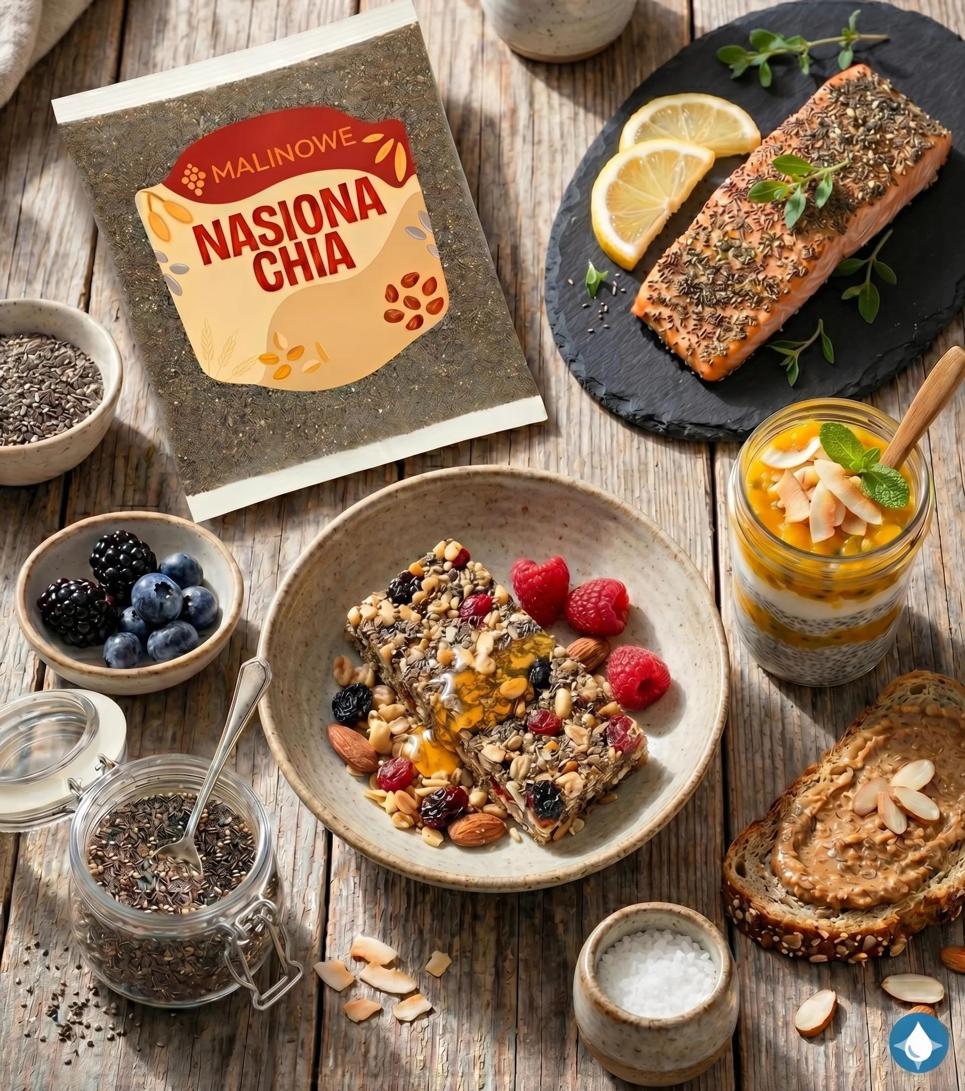Nasiona Chia 1kg Szałwia Hiszpańska