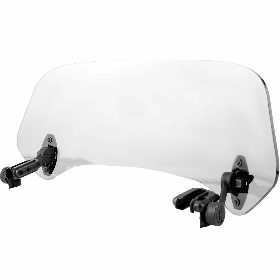 Akozon Uniwersalny deflektory przedniej szyby motocyklowej szyba przednia spoiler deflektor powietrza przezroczysty