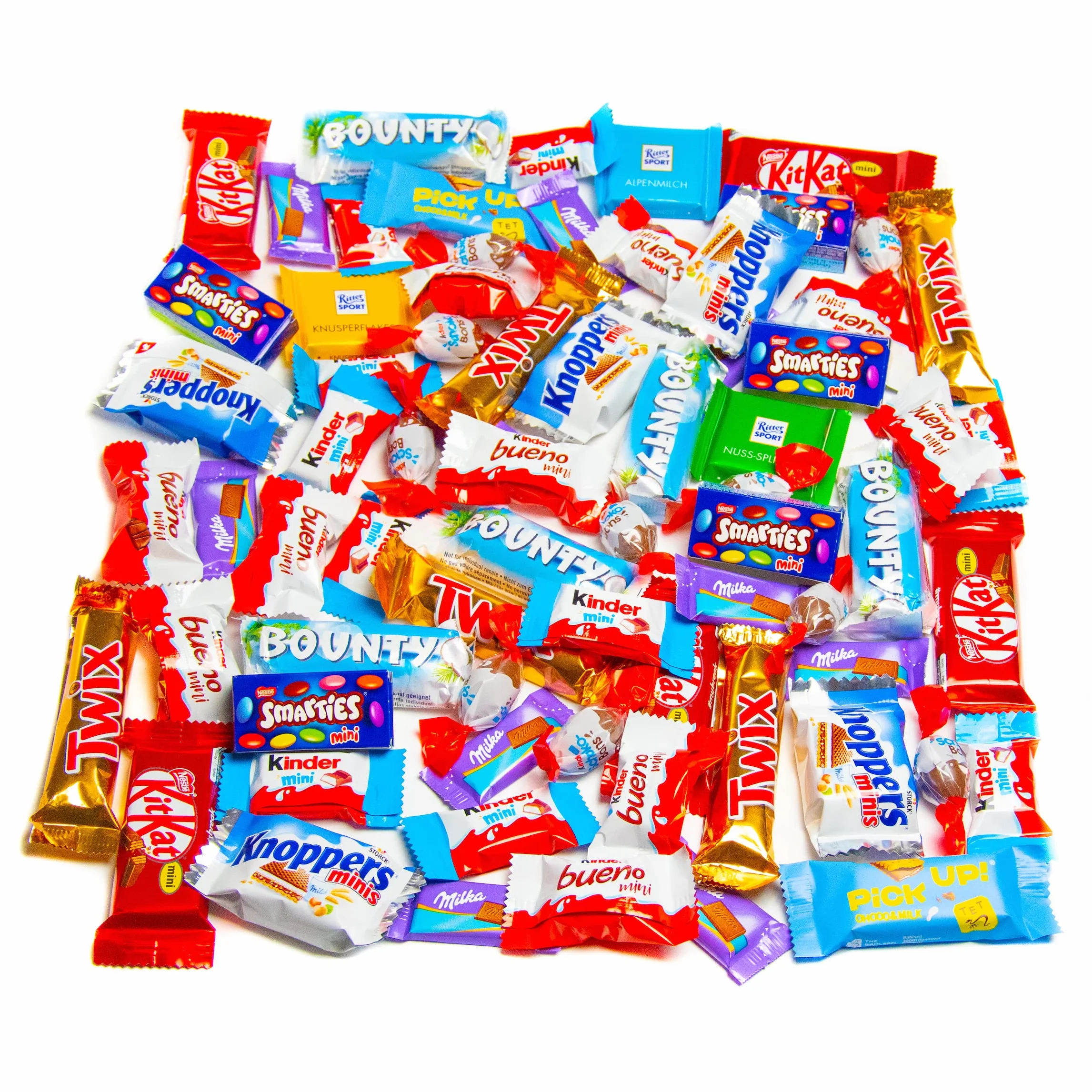 Sugar Bros | Minis Party Bucket | 70-częściowy 1 kg
