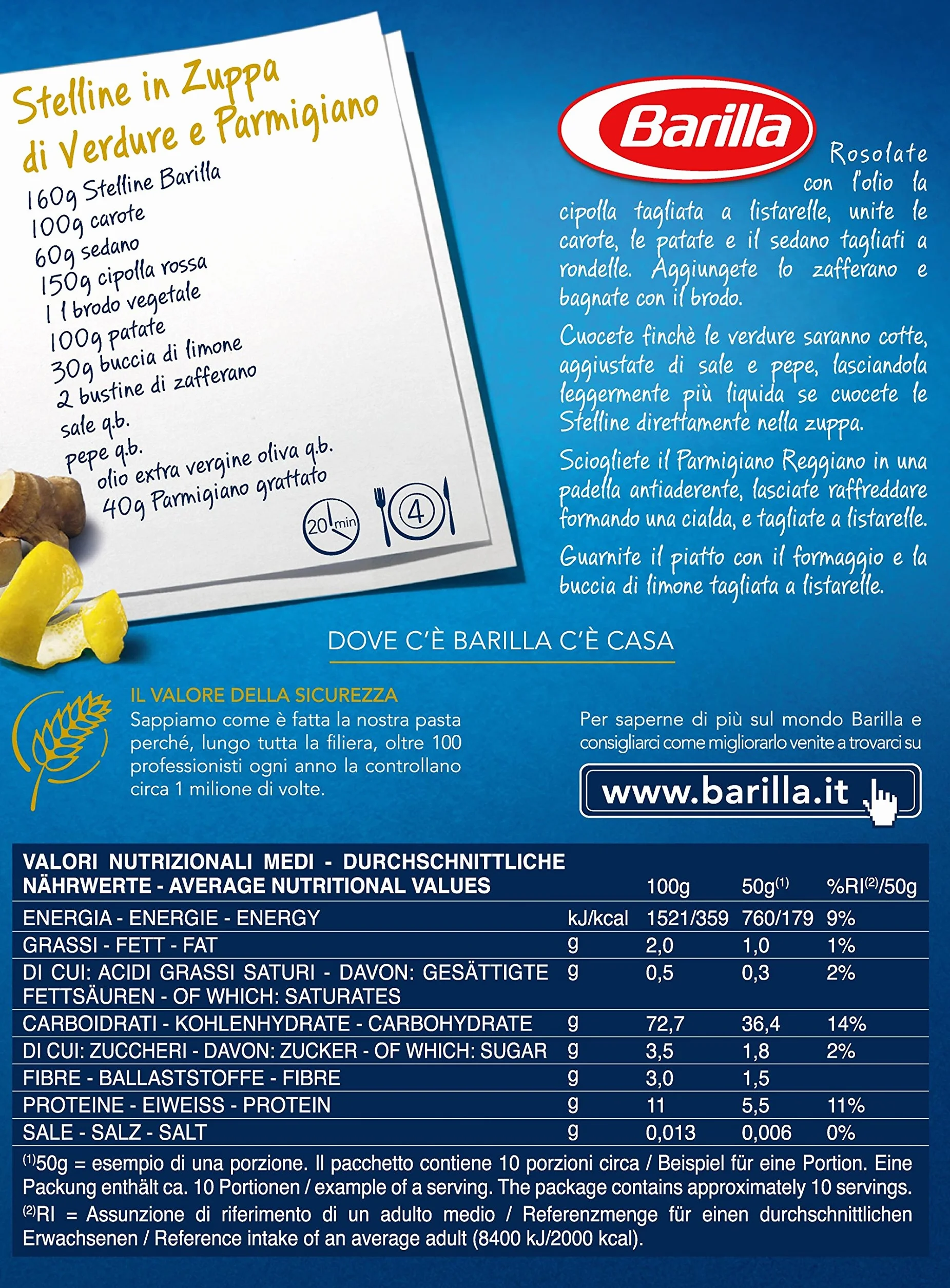 Makaron Stelline 500g Barilla