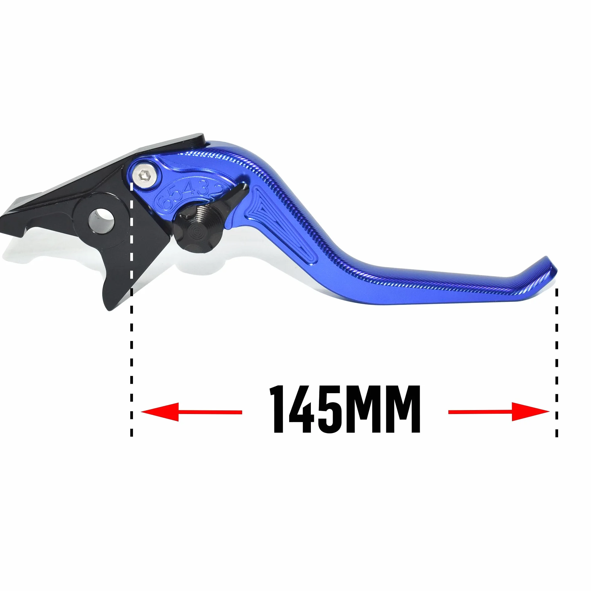 Zestaw krótkich dźwigni sprzęgła hamulca, kompatybilny z Yamaha MT-09 MT-09SP Gen 4 2024-2025, wykonany ze stopu aluminium CNC (czarny)