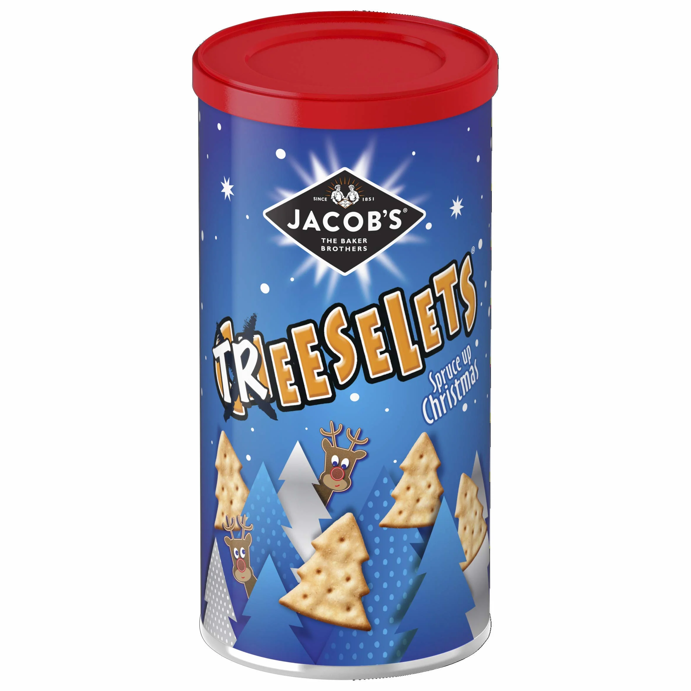 Jacobs Cheeselets Christmas Caddy 280g, Pieczone Nie Smażone, Opakowanie 1