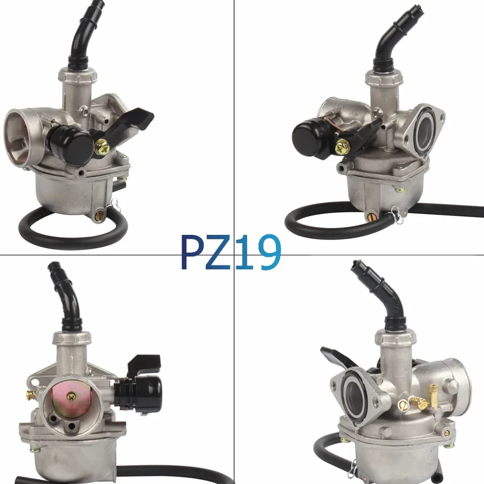 Gaźnik Nowy uniwersalny gaźnik PZ19 19mm dla 50 70 90 110 125cc atv quad 4 Wheeler motor terenowy motocykl z filtrem powietrza gaźnik filtr paliwa powietrza części zamienne (Color : Medium suit)