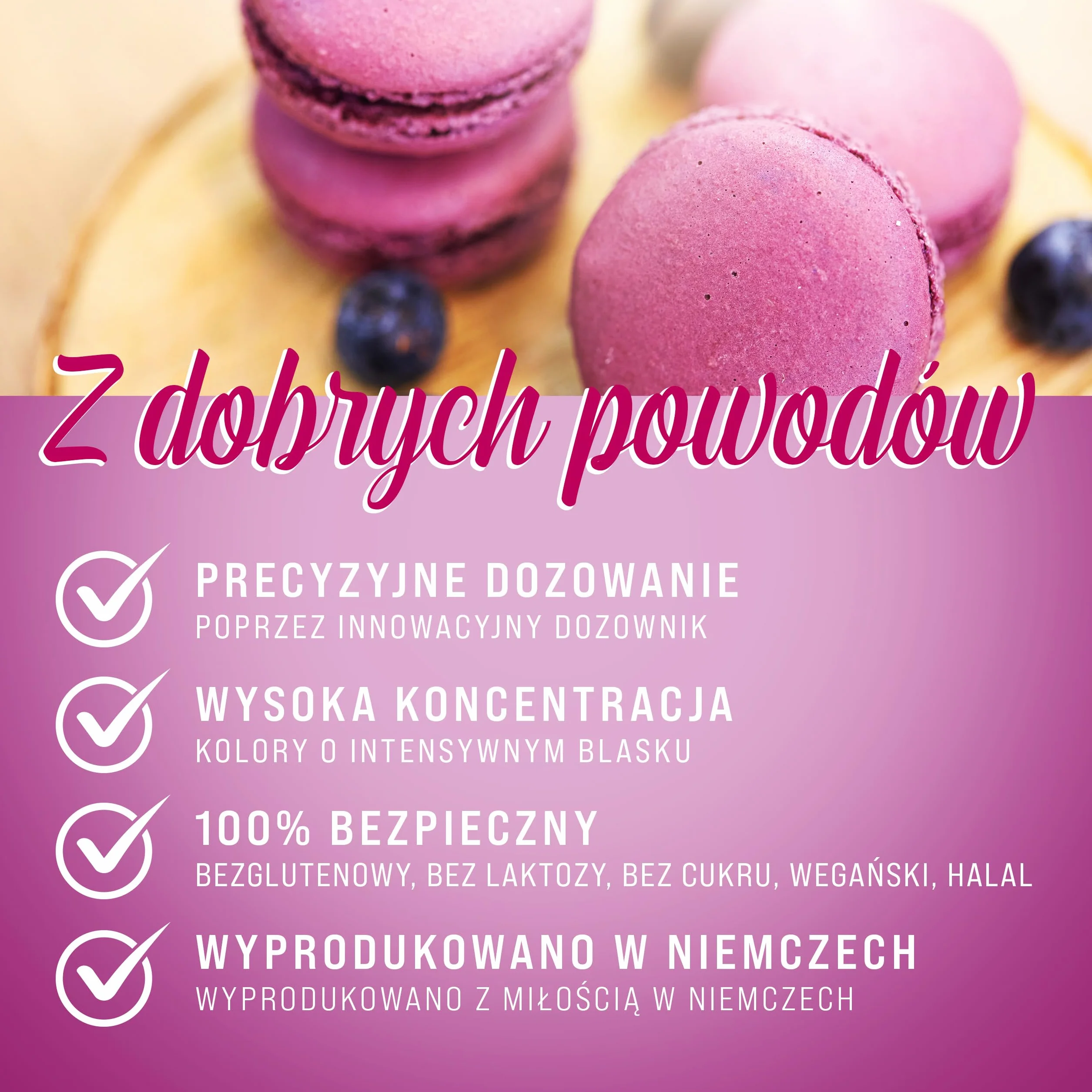 Belissia barwnik spożywczy jagoda wysoko skoncentrowany płynny bez cukru