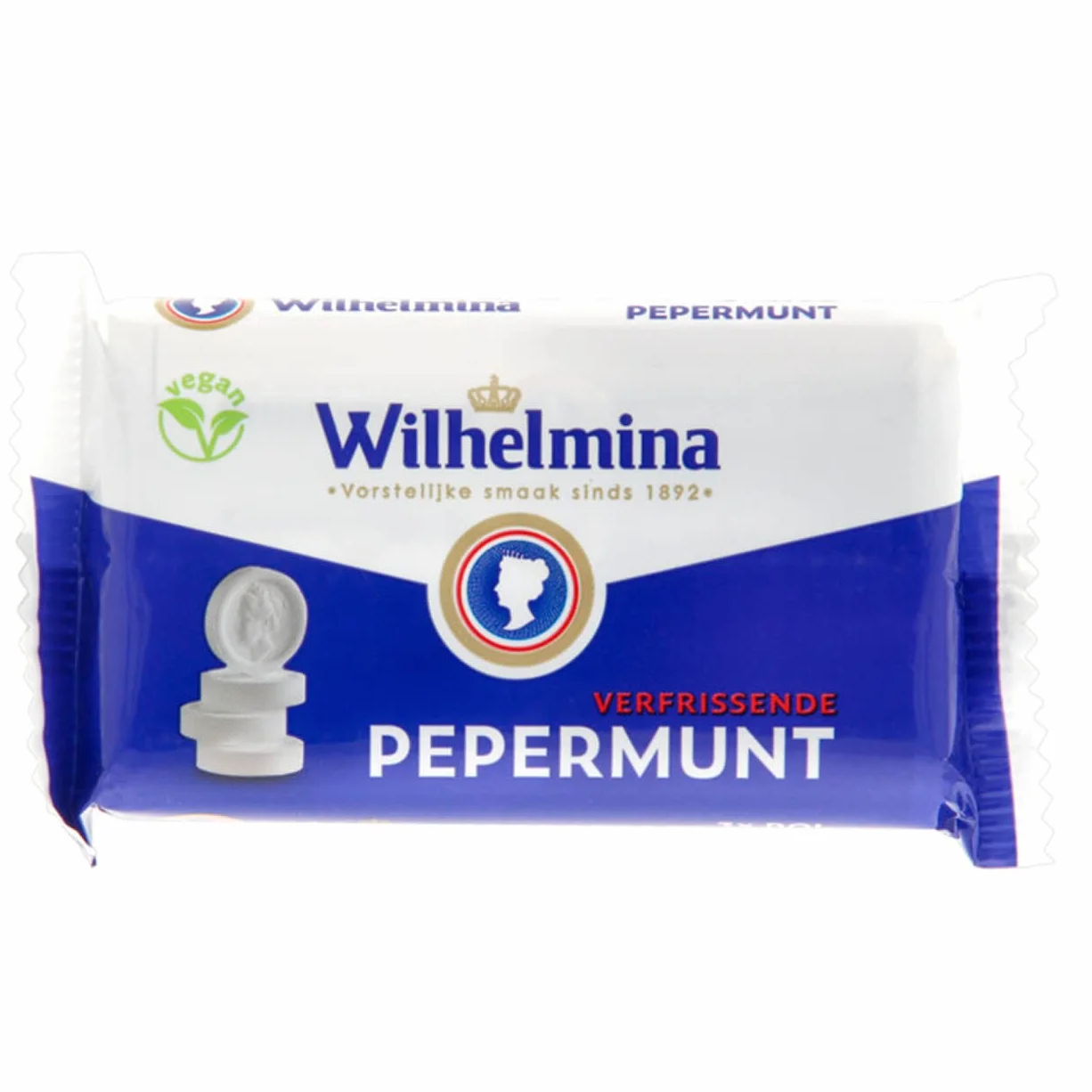 Fortuin Wilhelmina Pepermunt Vegan I Taler z mięty pieprzowej z Holandii, 3 rolki po 40g