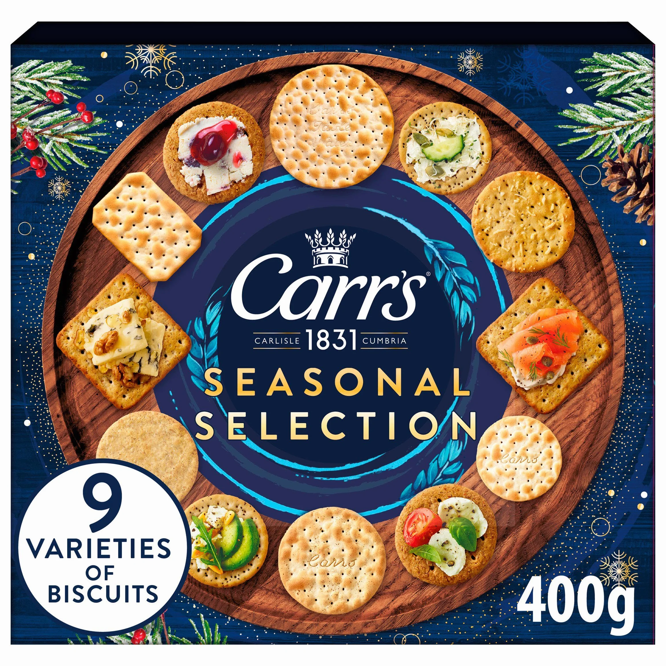 Crackers Selection Variety Asortyment 400 g x9