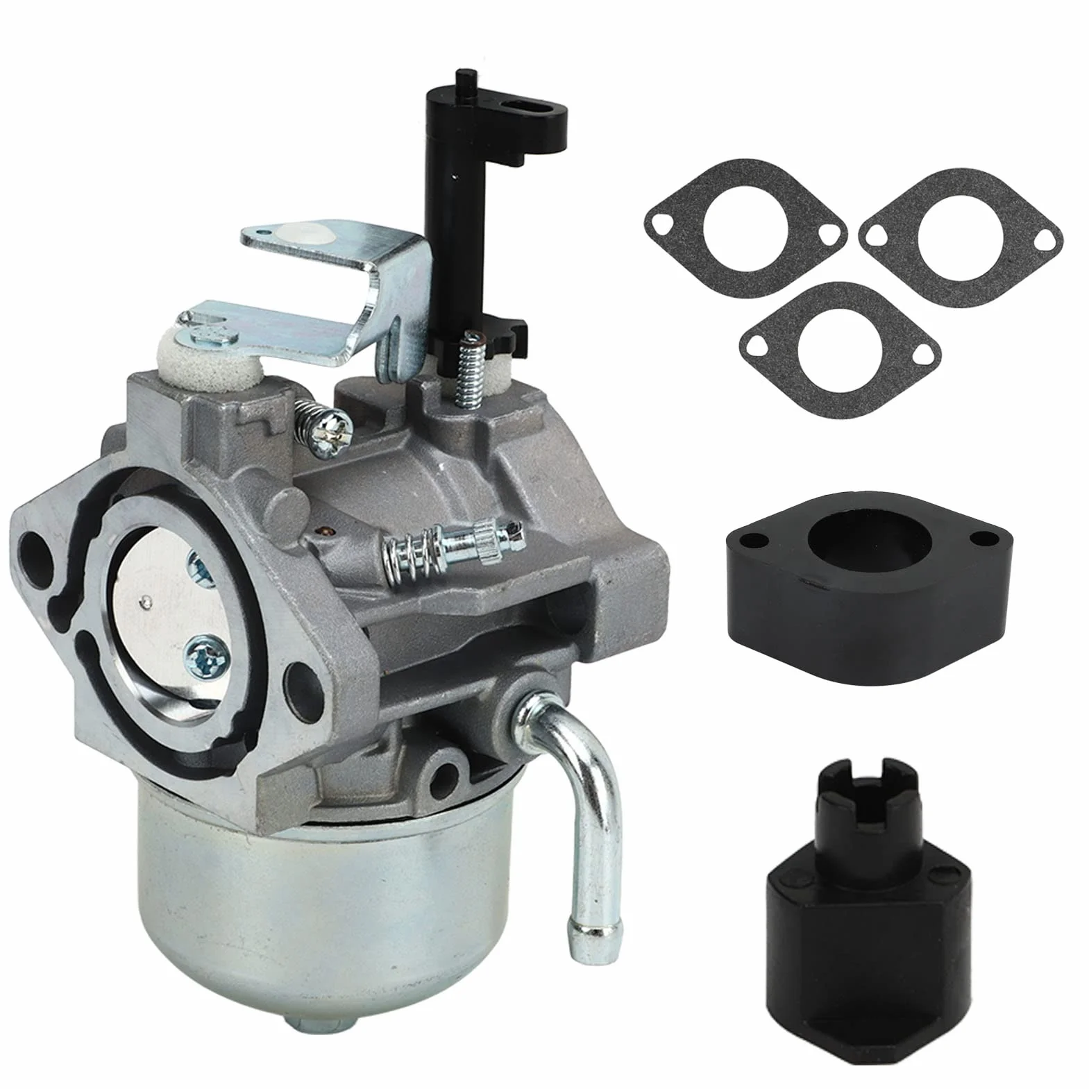 Zestaw gaźnika kompatybilny z B-riggs & S-tratton 13hp Vanguard OHV Moto, wysoka twardość, odporny na zużycie zestaw uszczelek węglowych