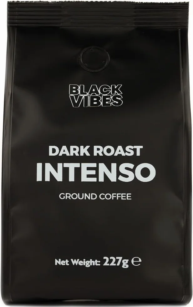 Kawa Mielona Black Vibes Intenso Ciemno Palona Robusta 227g