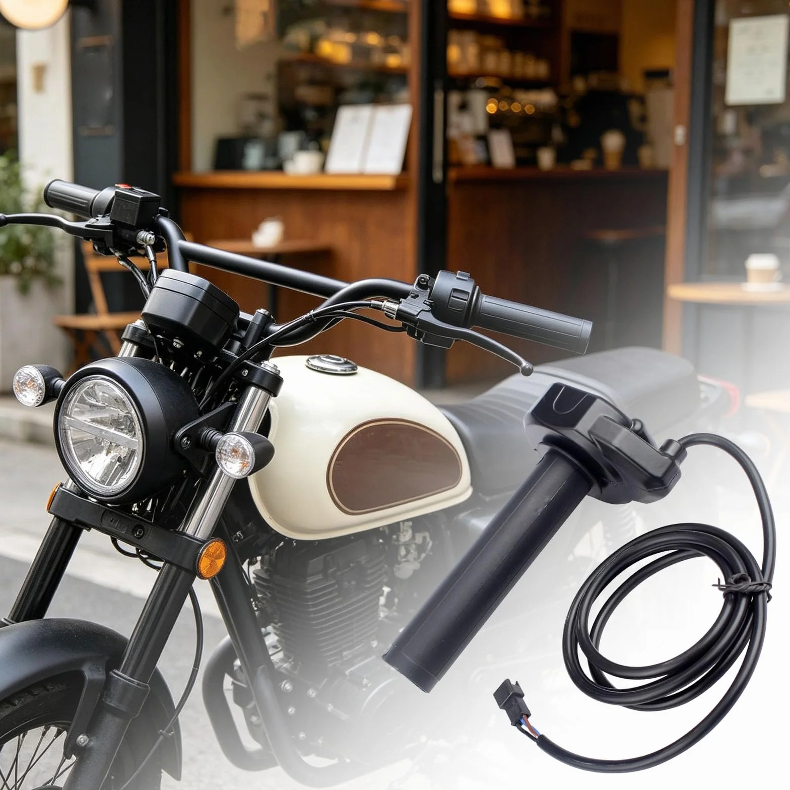 Full Twist przepustnica do Surron Smooth Acceleration Control Ebike zestaw kabli przepustnicy kompatybilny z elektrycznym motocyklem Dirt Bike Ridstar Q20