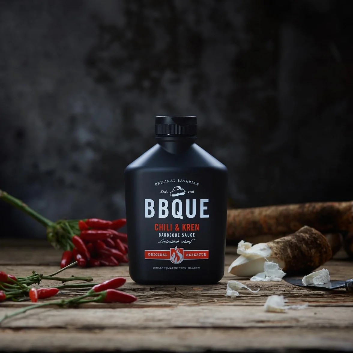 BBQUE Bawarski Sos Barbecue Chili & Kren 400 ml