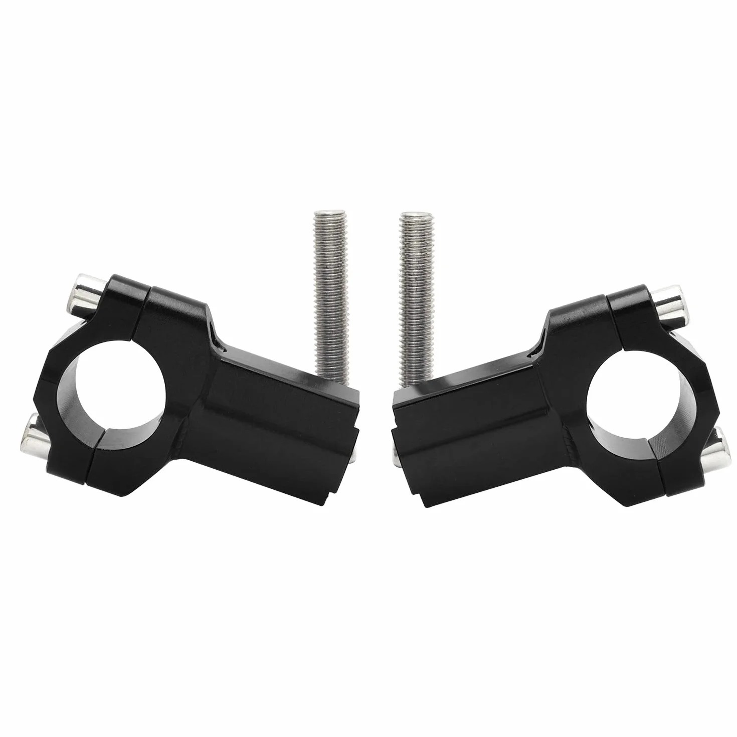 JFG RACING Risers na kierownicę motocykla 28 mm, zaciski na kierownicę CNC, zaciski do kierownicy 125-530 SX SX-F EXC XCW XCFW EXCF-czarne