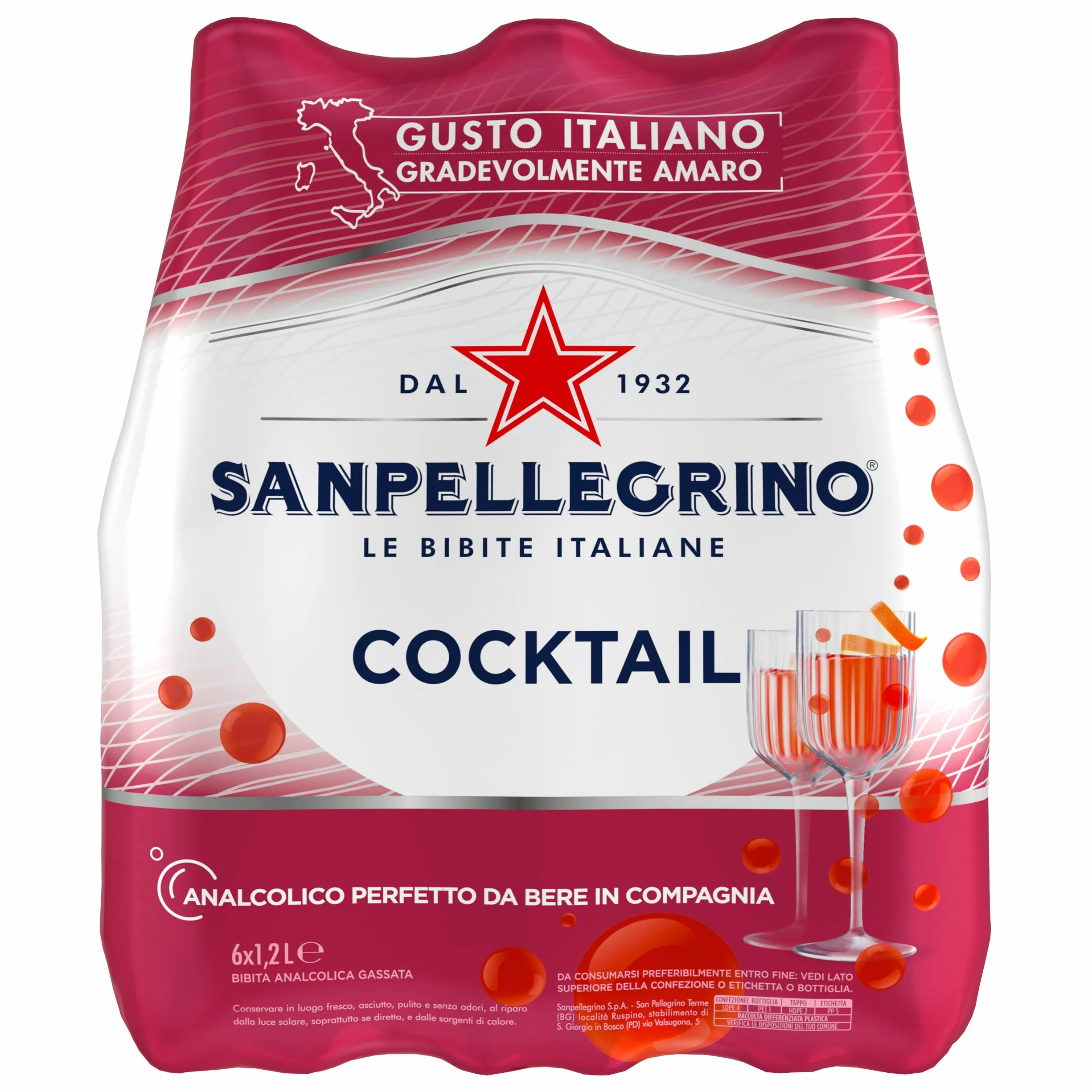 Sanpellegrino Cocktail 1,2 litra San Pellegrino włoski napój gazowany