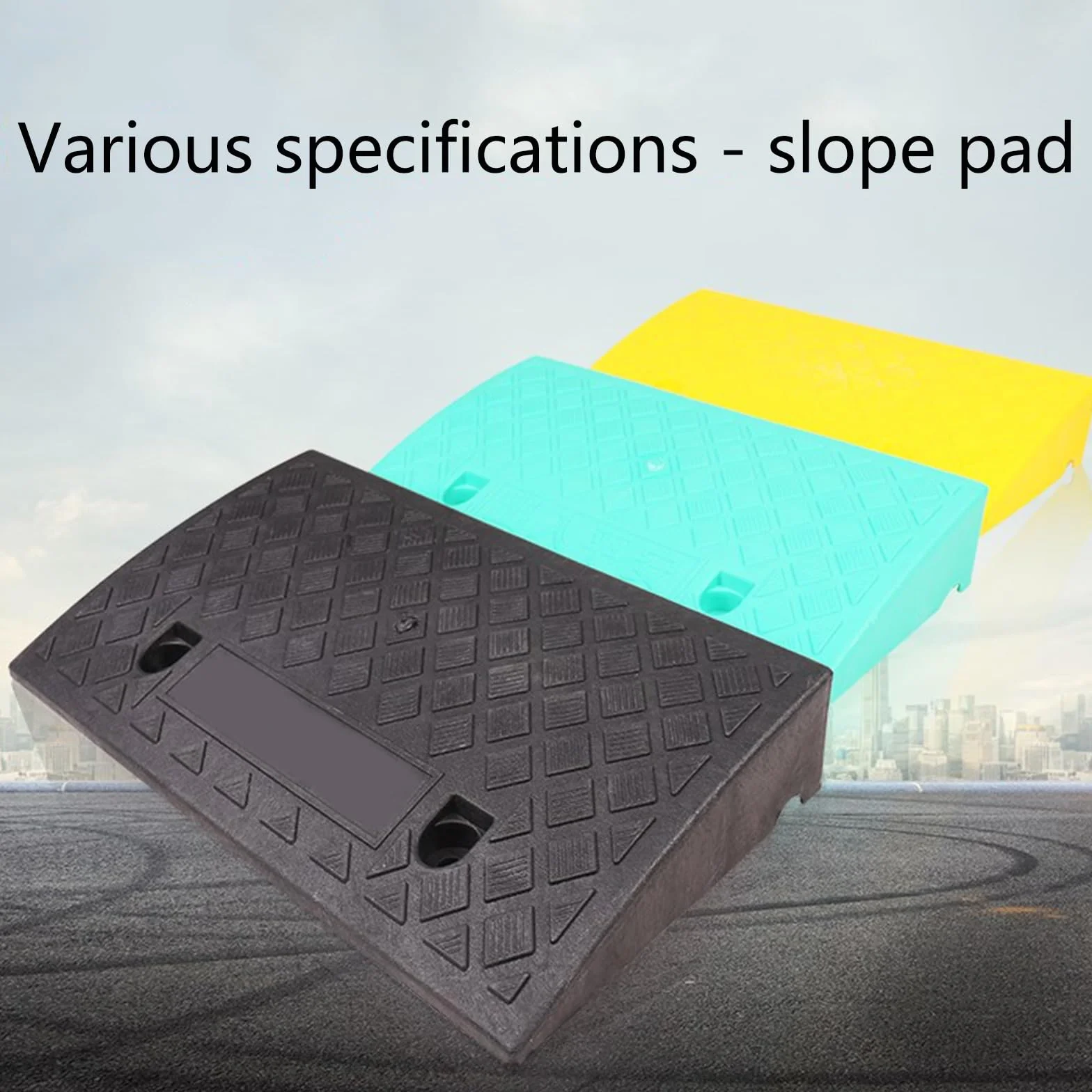 Plastic curb ramps