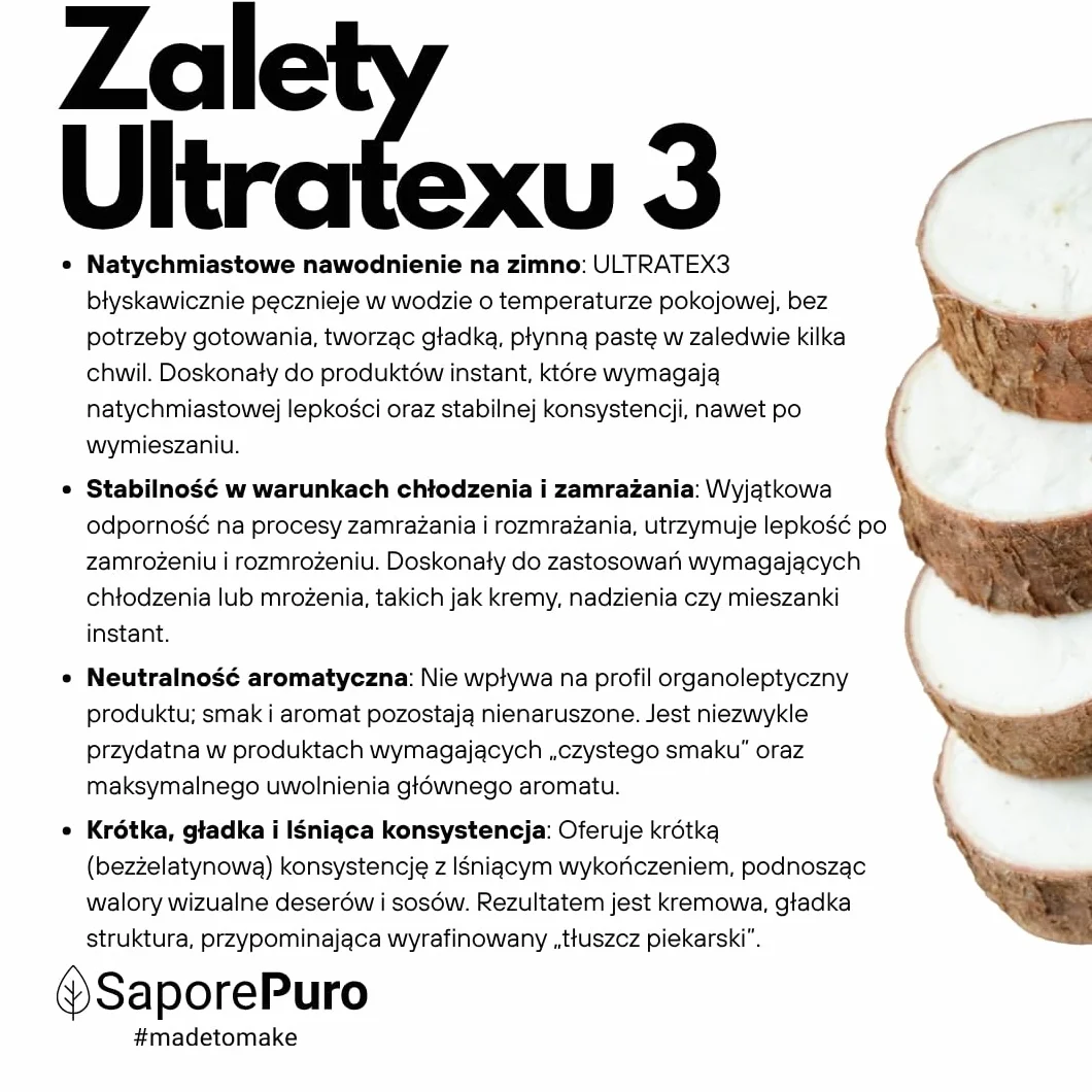 Saporepuro Ultratex 3 250 gr Skrobia Modyfikowana Tapioką