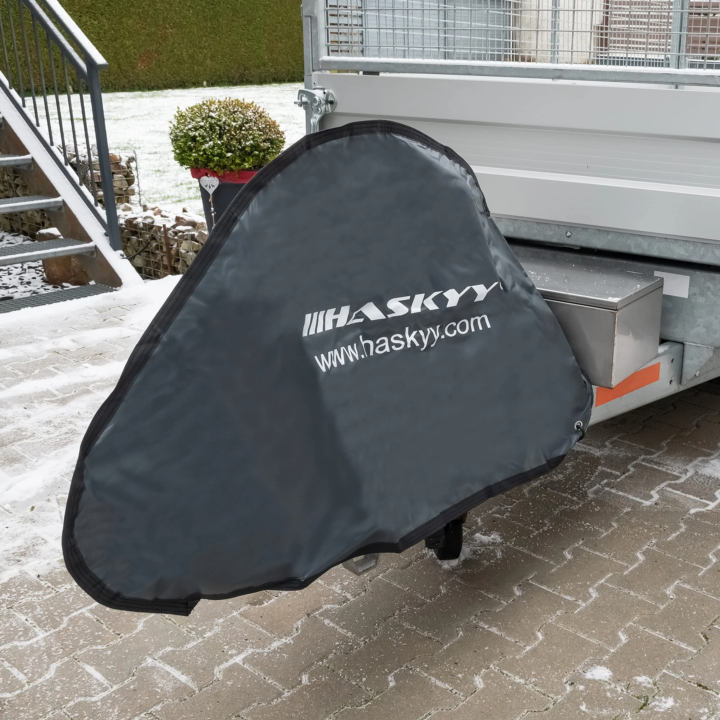 HASKYY Pokrowiec na dyszel 130 x 75 cm wodoszczelny do przyczep kempingowych
