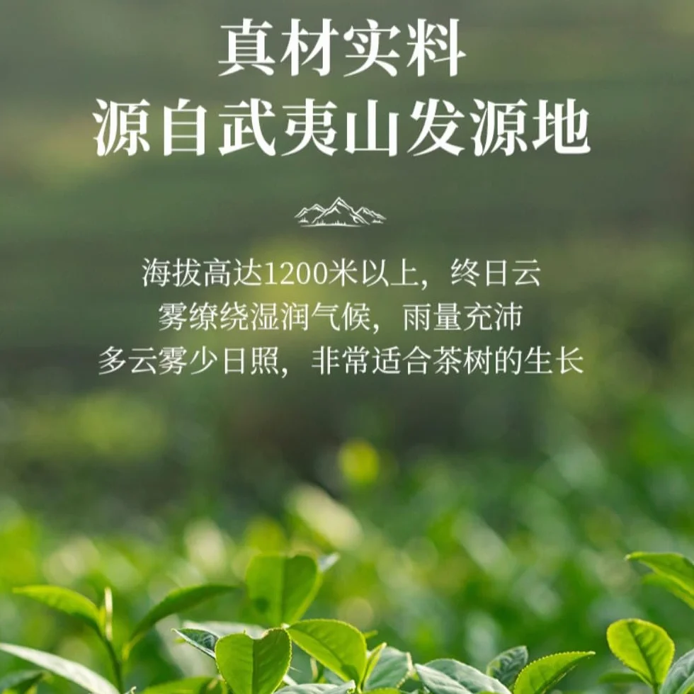 Wuyi Mountain Herbata Oolong 125g x2 Zestaw Podwójnych Puszek Rougui Luźne Liście