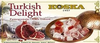 Turkish Delight, Lokum GRANATAPFEL - Narli Lokum, turecki miód, słodkość turecka, 500 g