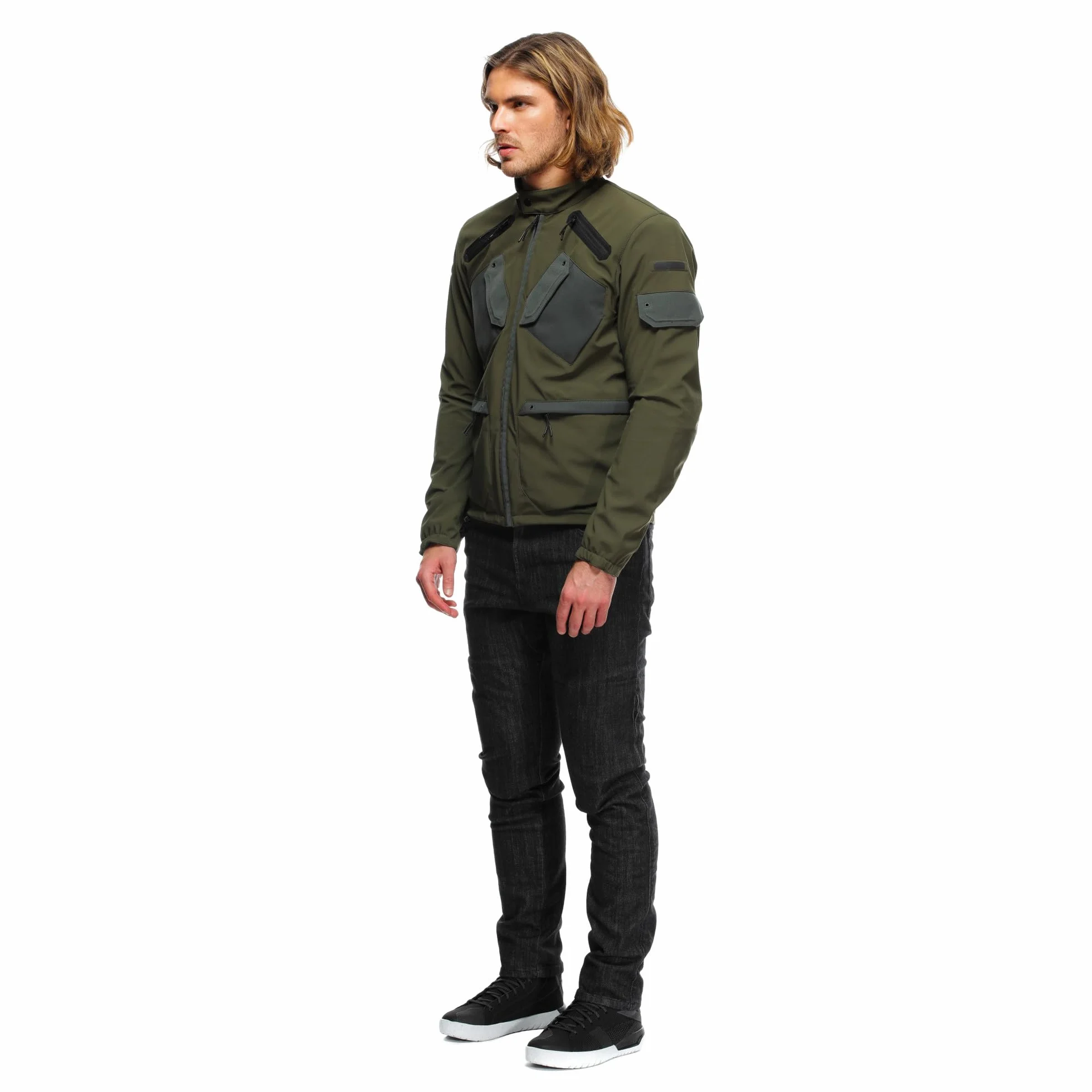 Dainese Kurtka motocyklowa Urban, ze zdejmowanymi ochraniaczami, wentylowana tkanina Mężczyźni Lario Tex Jacket