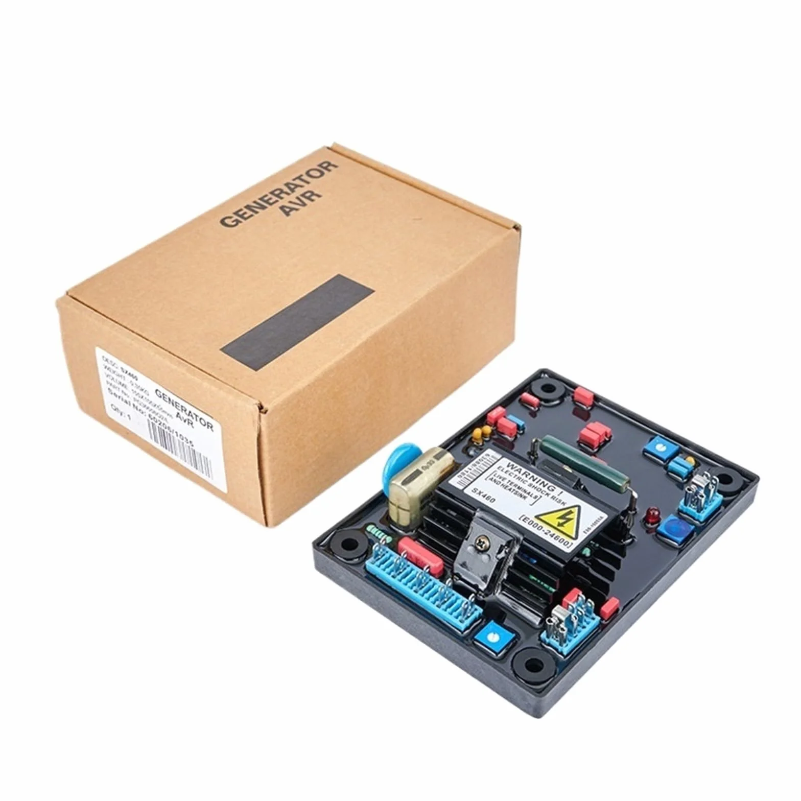1 pc avr sx460 regulator napięcia alternator 220v 380v części do generatora | Duży chip