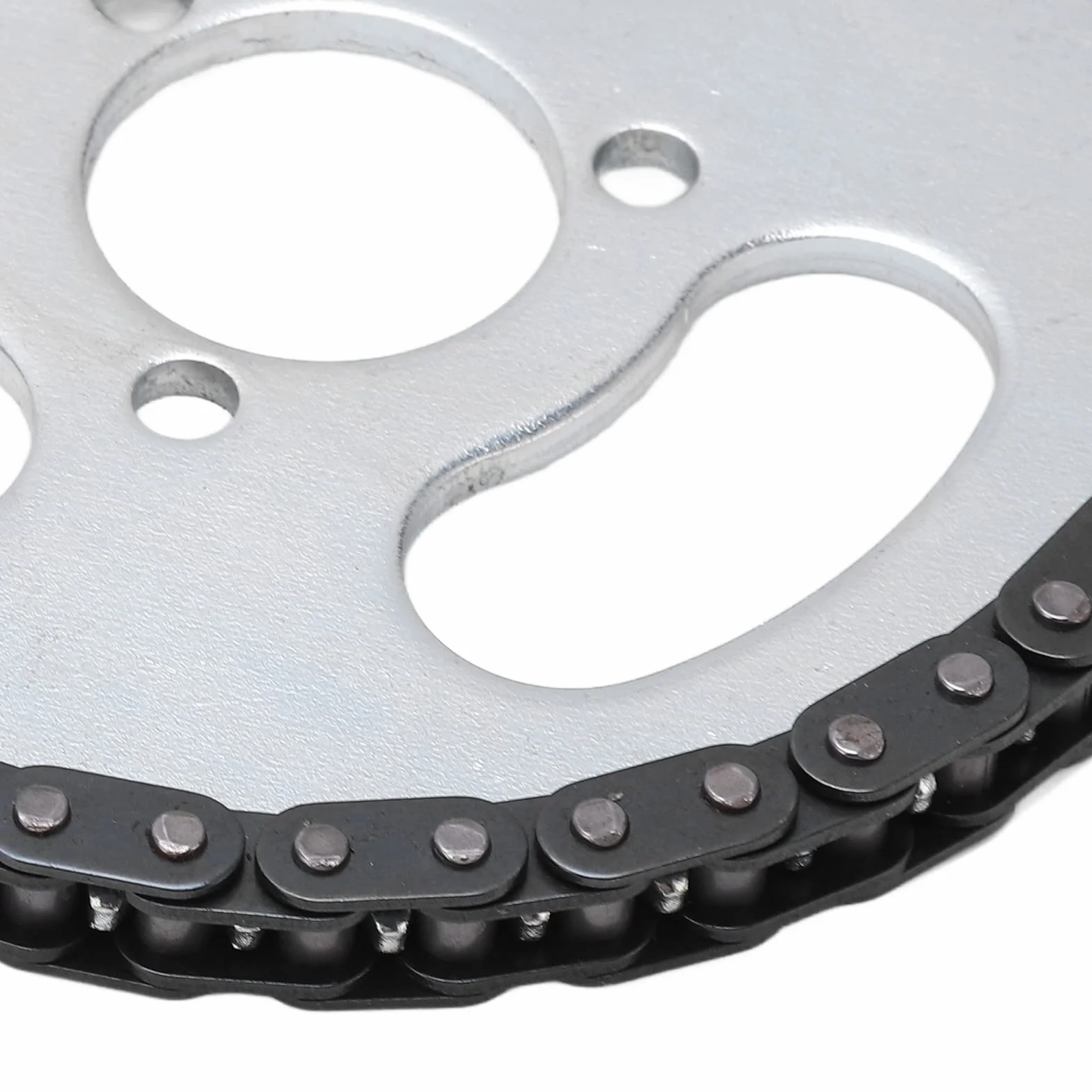 Zębatka Tylna 29mm T8F11T Zębatka Przednia T8F116 Zestaw łańcuchów Sekcji do Zmodyfikowanych Gokartów, Quadów i Mini Motocykli,Akcesoria do modyfikacji rowerów elektrycznych