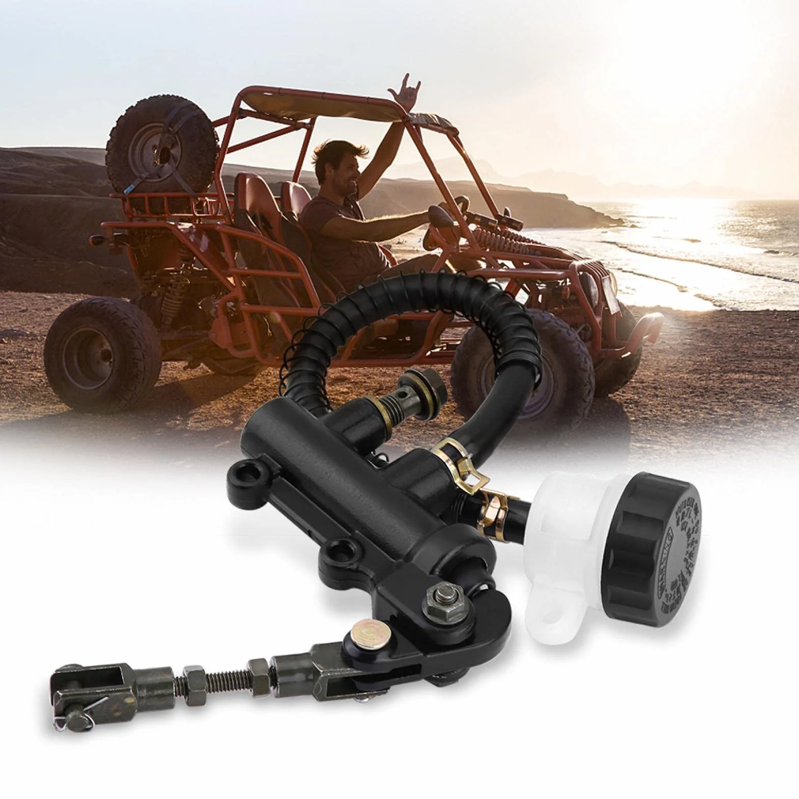 Pompa hamulca tylnego motocykla uniwersalna składana hydrauliczna do ATV Dirt Bike