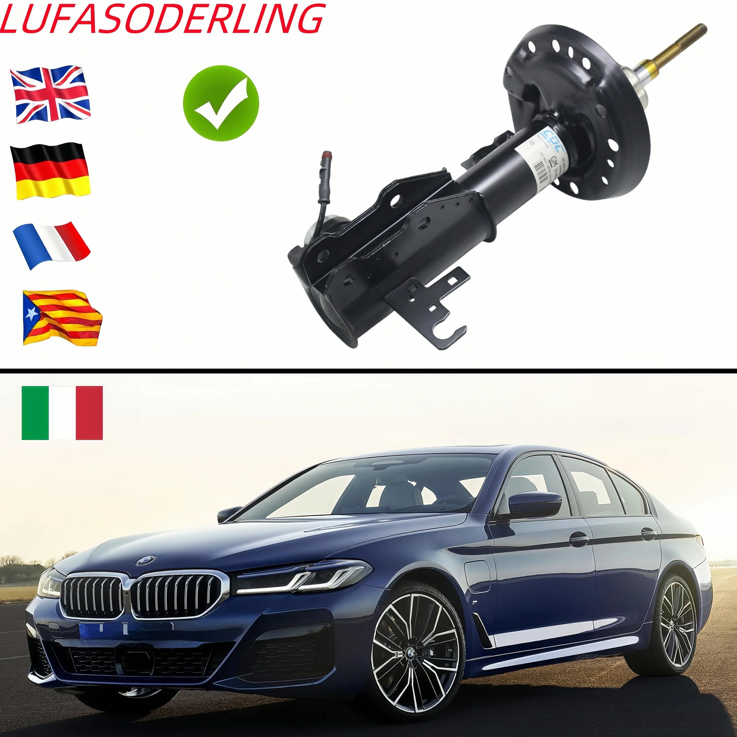 Buick Regalway 2011-2013 OEM 506-761 13319741 przednie zawieszenie pneumatyczne amortyzatory sprężynowe VDC EDC