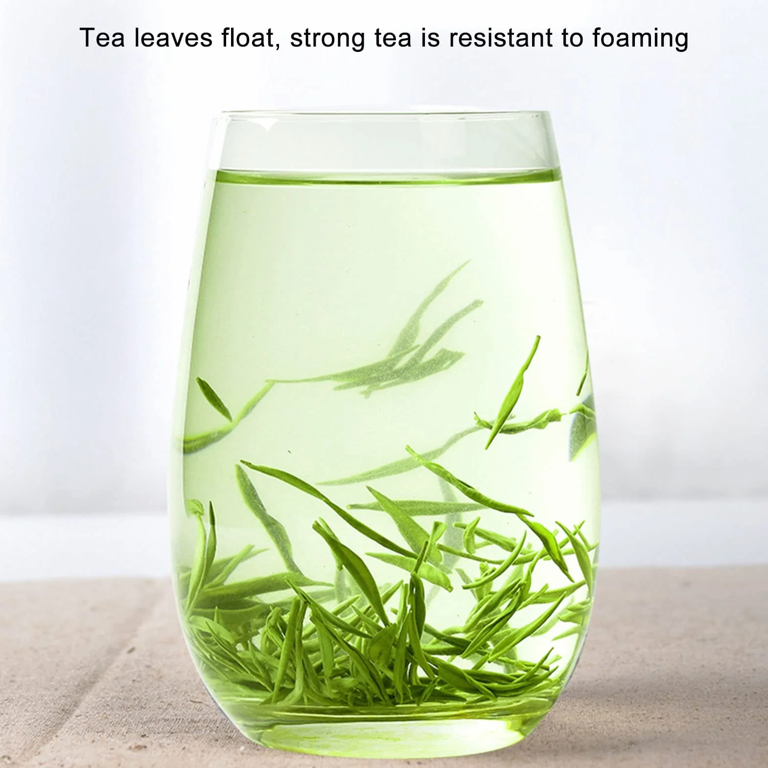 Maojian Green Tea ，150g Premium chińska słynna zielona herbata, nowa herbata Zielona herbata Maojian Spring Tea, naturalnie uprawiana wysokogórska, długi kształt paska, opakowanie 24 szt.