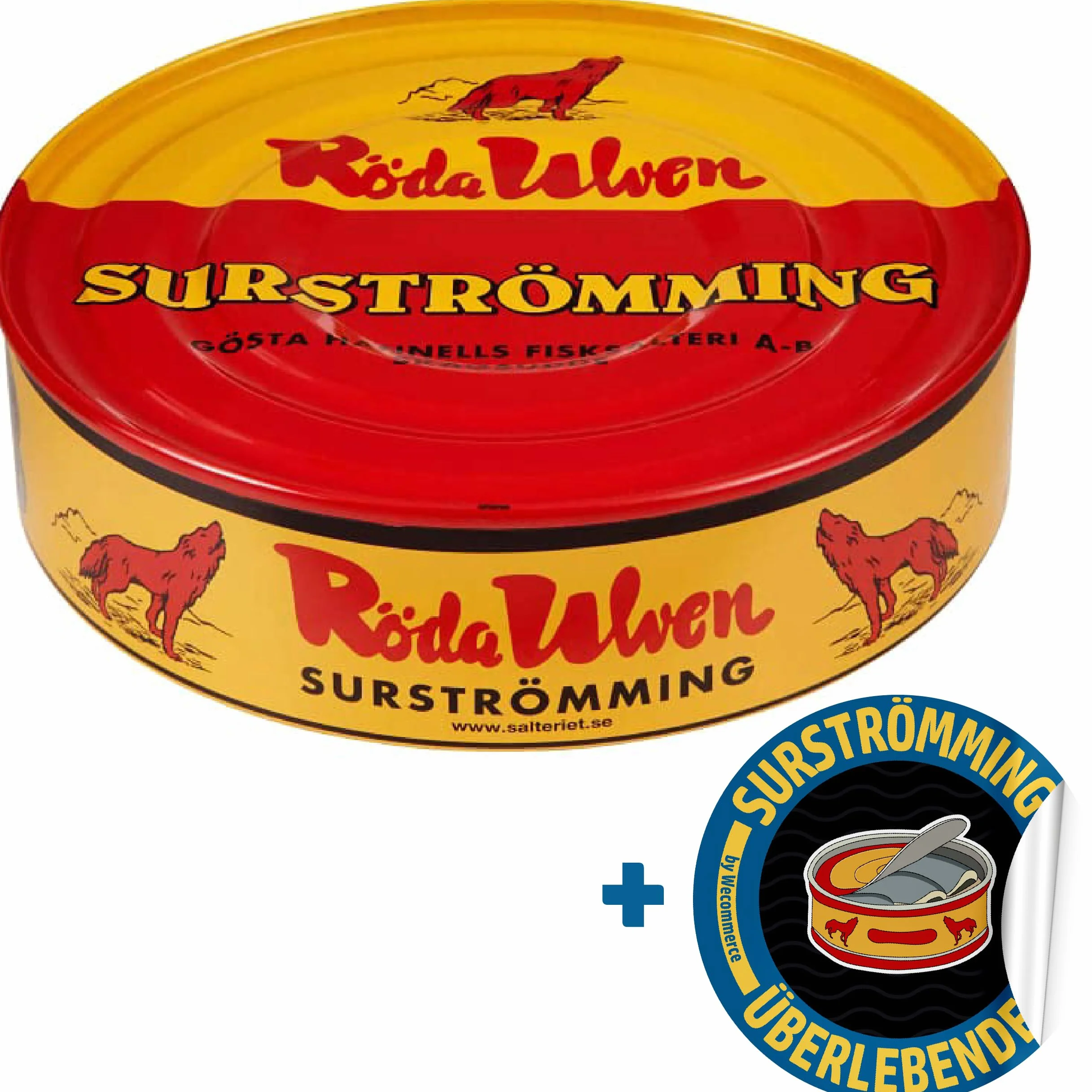 Surströmming Röda Ulven Original (fermentowane śledzie) – 400 g / 300 g ryb