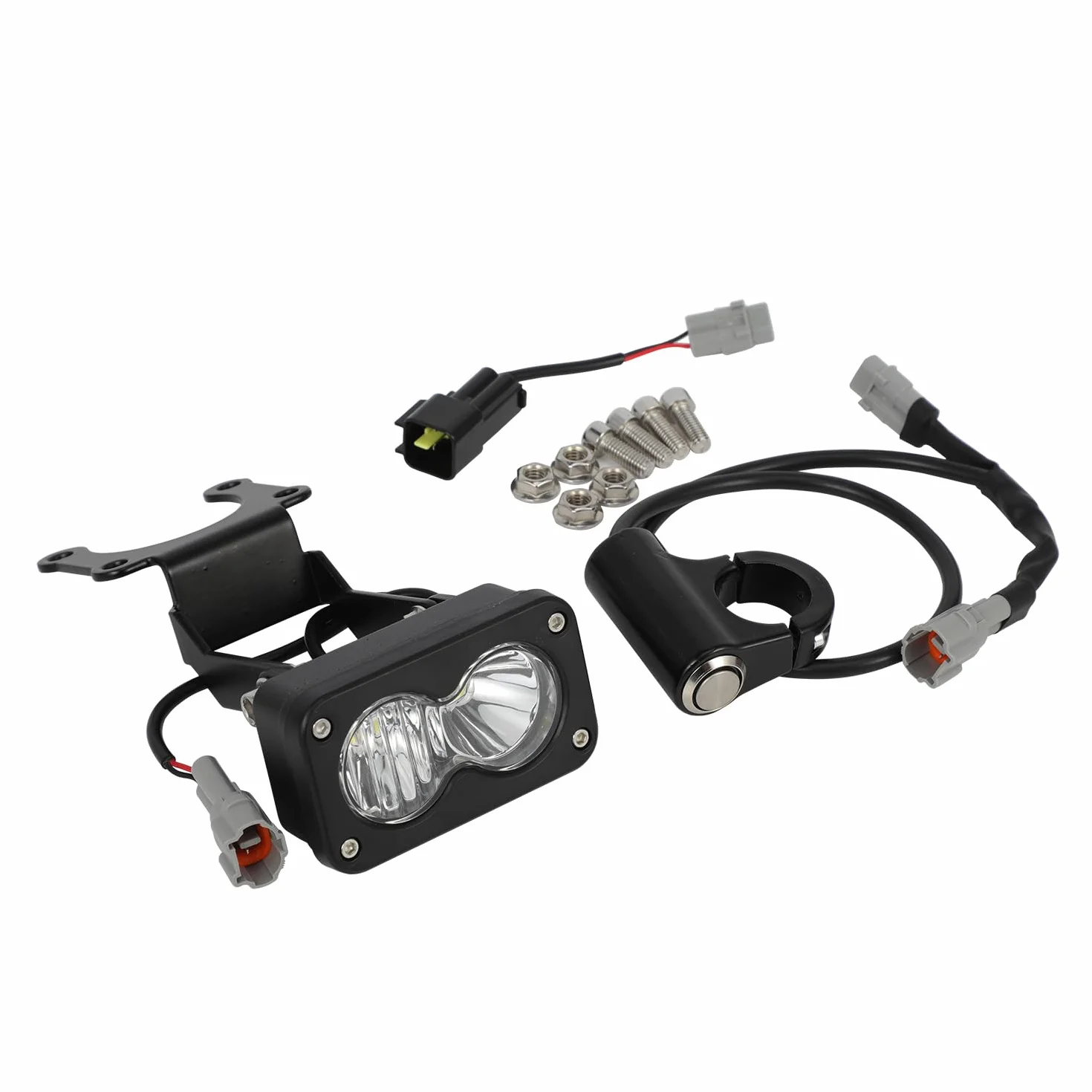 Reflektory motocyklowe Dirt Bike przednie światła do Surron Light Bee X/S L1e z przełącznikiem Surron, białe światło