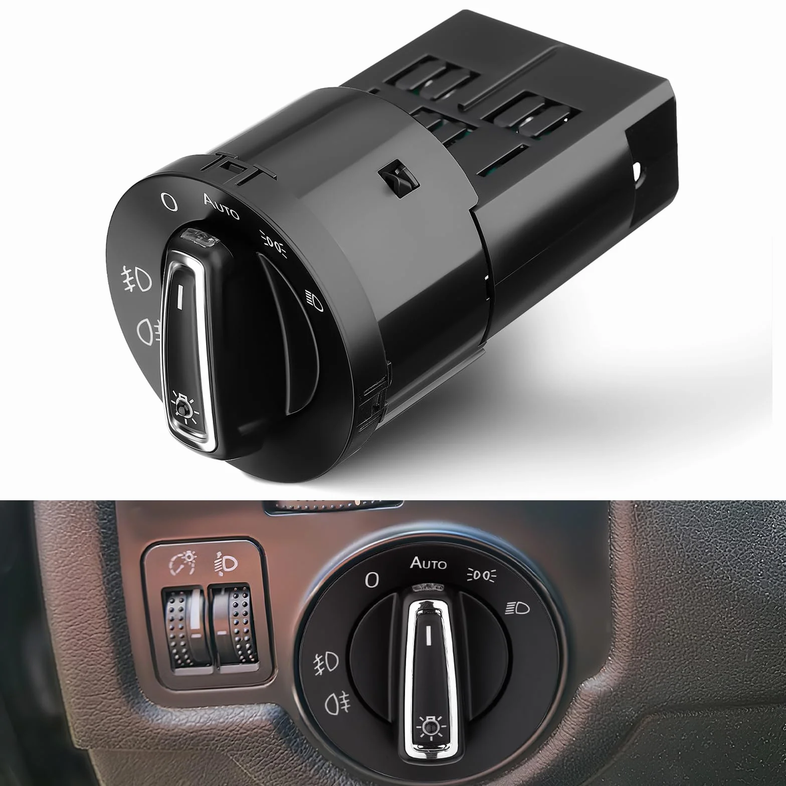 Przełącznik reflektorów z wbudowanym modułem czujnika światła do VW GOLF 4 BORA Jetta PASSAT POLO, przełącznik sterujący reflektorami, automatyczny włącznik światła, przełącznik lampy