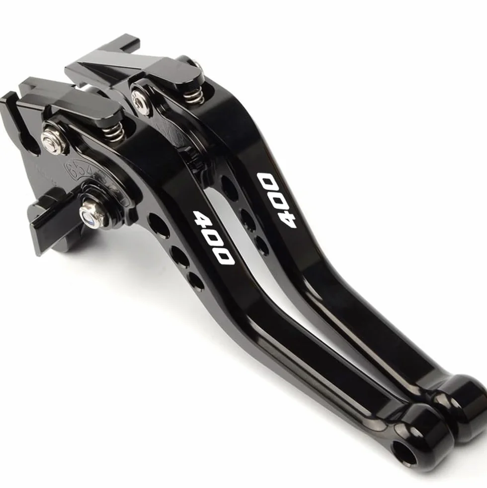 Dla Triumph Speed 400 2024 krótka dźwignia sprzęgła hamulca akcesoria ze stopu aluminium CNC (czarny)