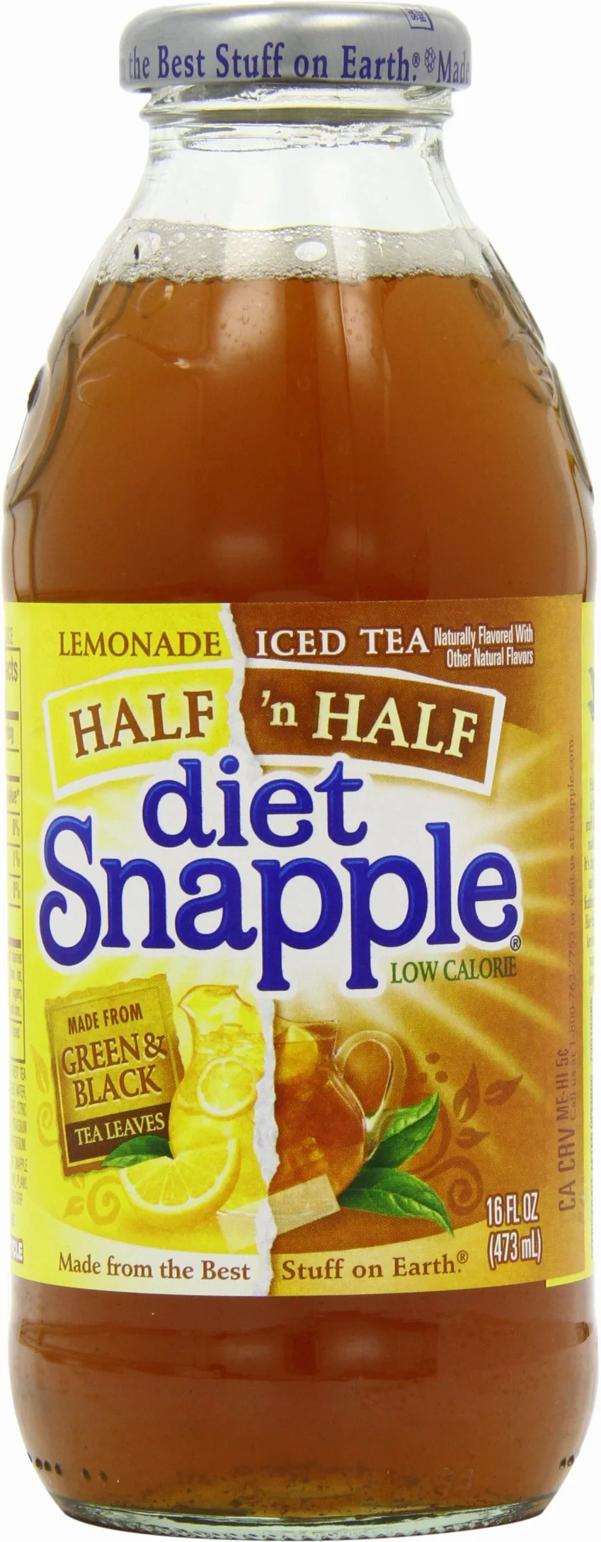 Snapple Diet Half Lemonade i mrożonej herbaty, 473 ml (opakowanie 6 szt.)