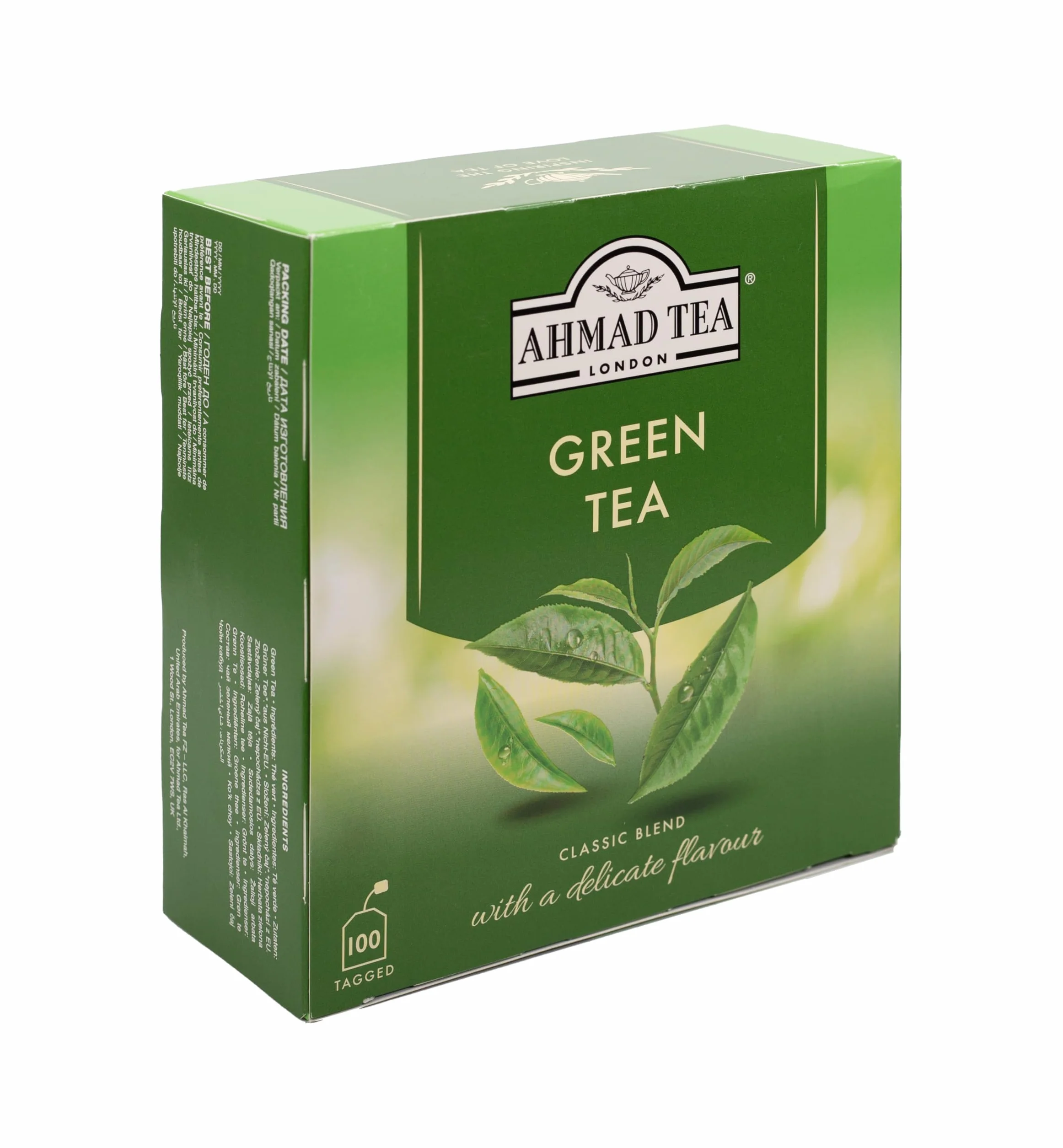 Ahmad Tea Zielona herbata 100 torebek 200 g