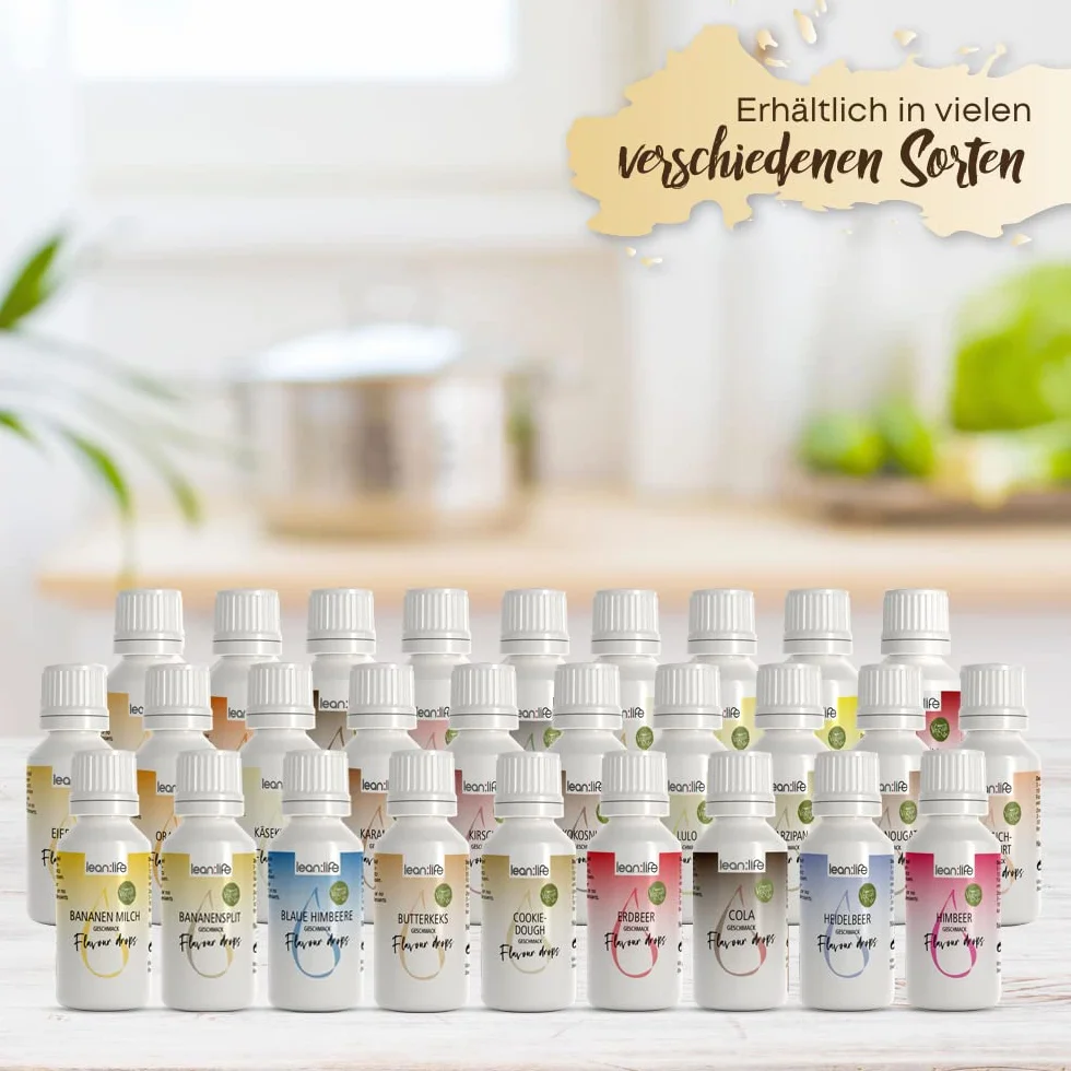 Flavour Drops 30 ml - Spalony migdał - Krople aromatyczne do żywności - bez cukru i niskokaloryczne