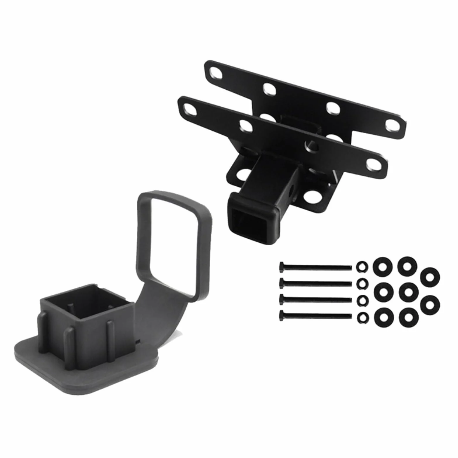 Zaczep do przyczepy Pasuje Do Jeep Wrangler JL/JLU 2018-2023 1 Zestaw Tylny Holowniczy Zaczep Przyczepy Odbiornik Z Osłoną Holowanie Pomoc W Transporcie