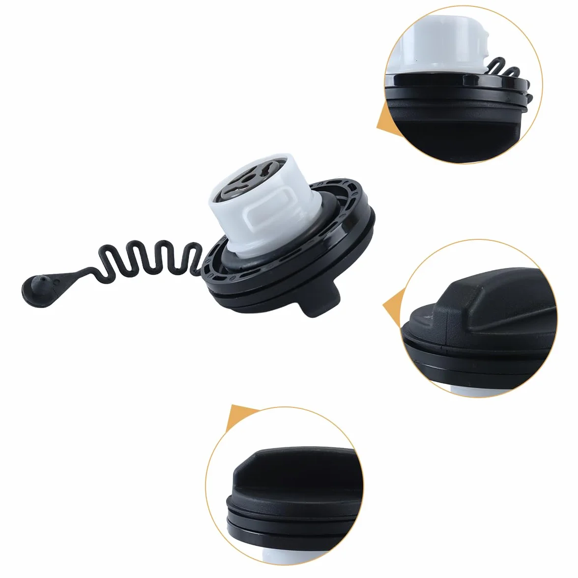 Korek zbiornika paliwa do Volvo C30 C70 S40 V50 2005-2013 materiał ABS pokrywa paliwa zamiennik 31261589