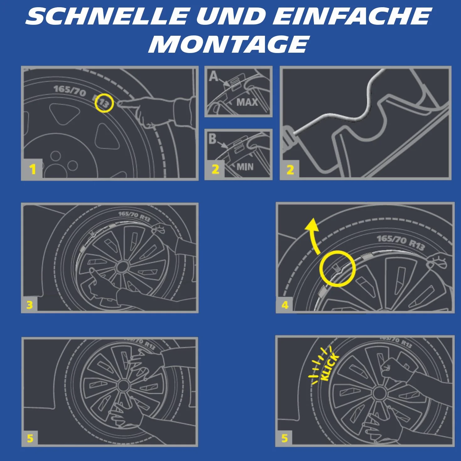 MICHELIN Uniwersalne kołpaki ozdobne MX-MS 15 cali zestaw 4 sztuk tworzywo sztuczne ABS srebrne chromowany pierścień