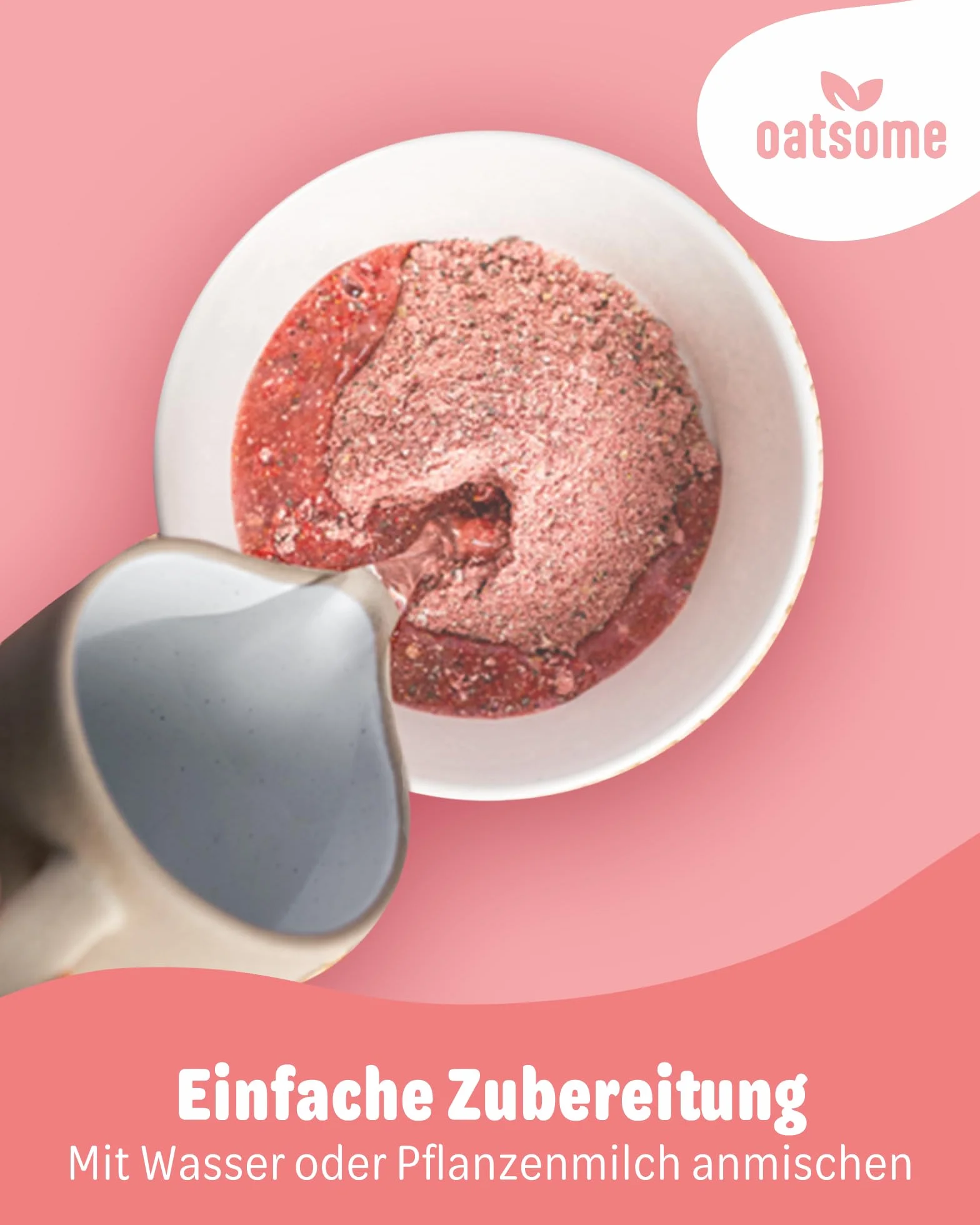 OATSOME Strong Yogurella miska wysokobiałkowa truskawki gurt owsiany czekoladowe chipsy 12 g białka wegańskie bez rafinowanego cukru